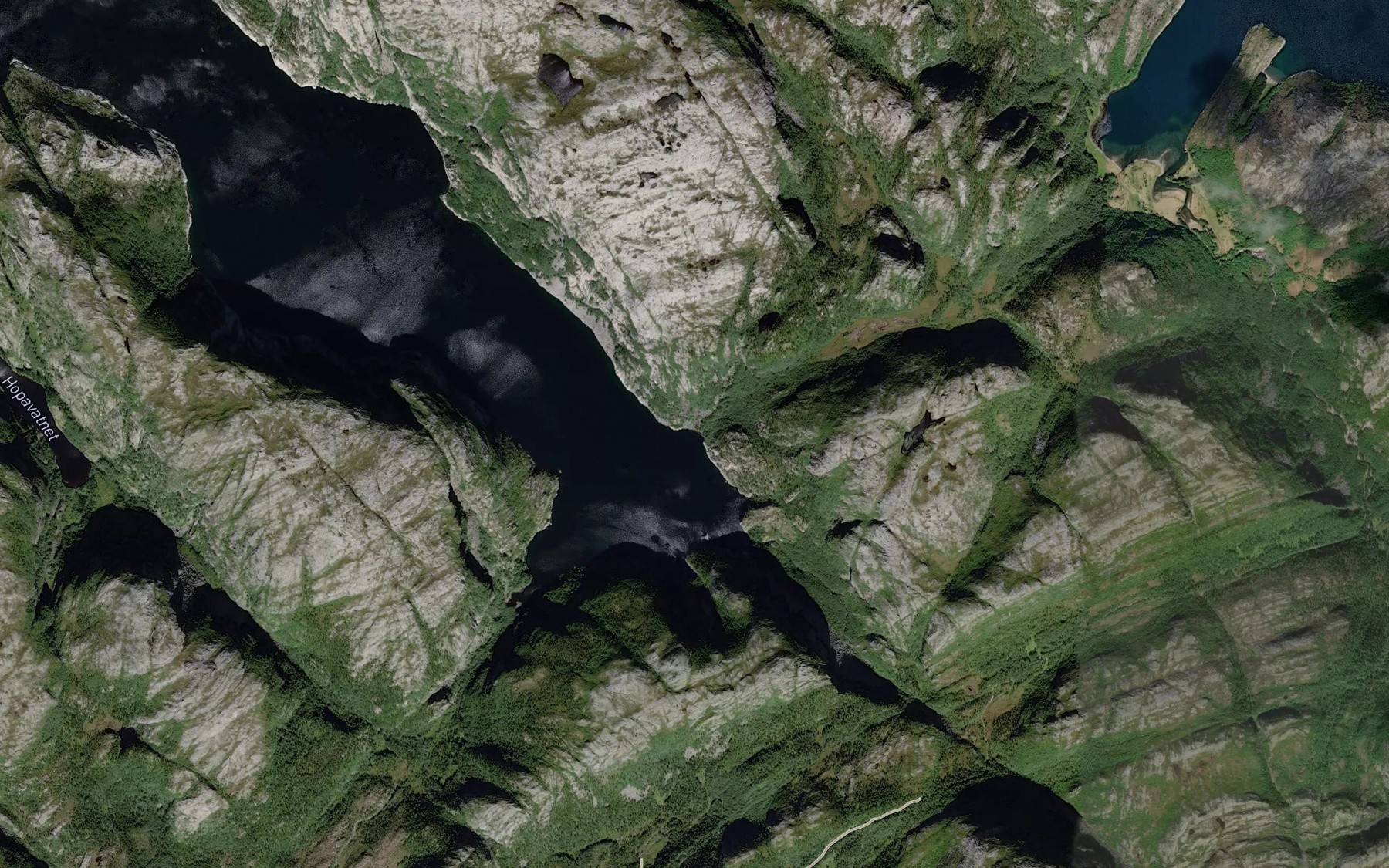 Satellite map of the Nordvingan