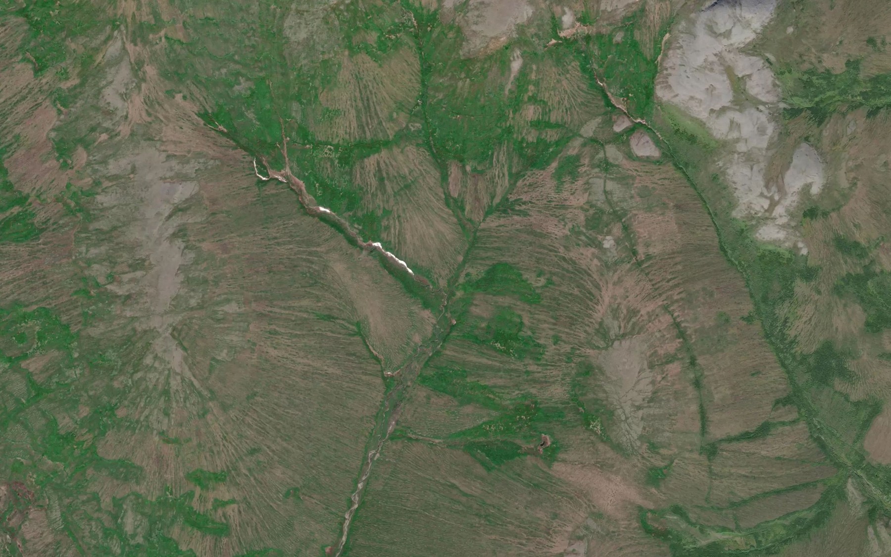 Satellite map of the Fox Creek