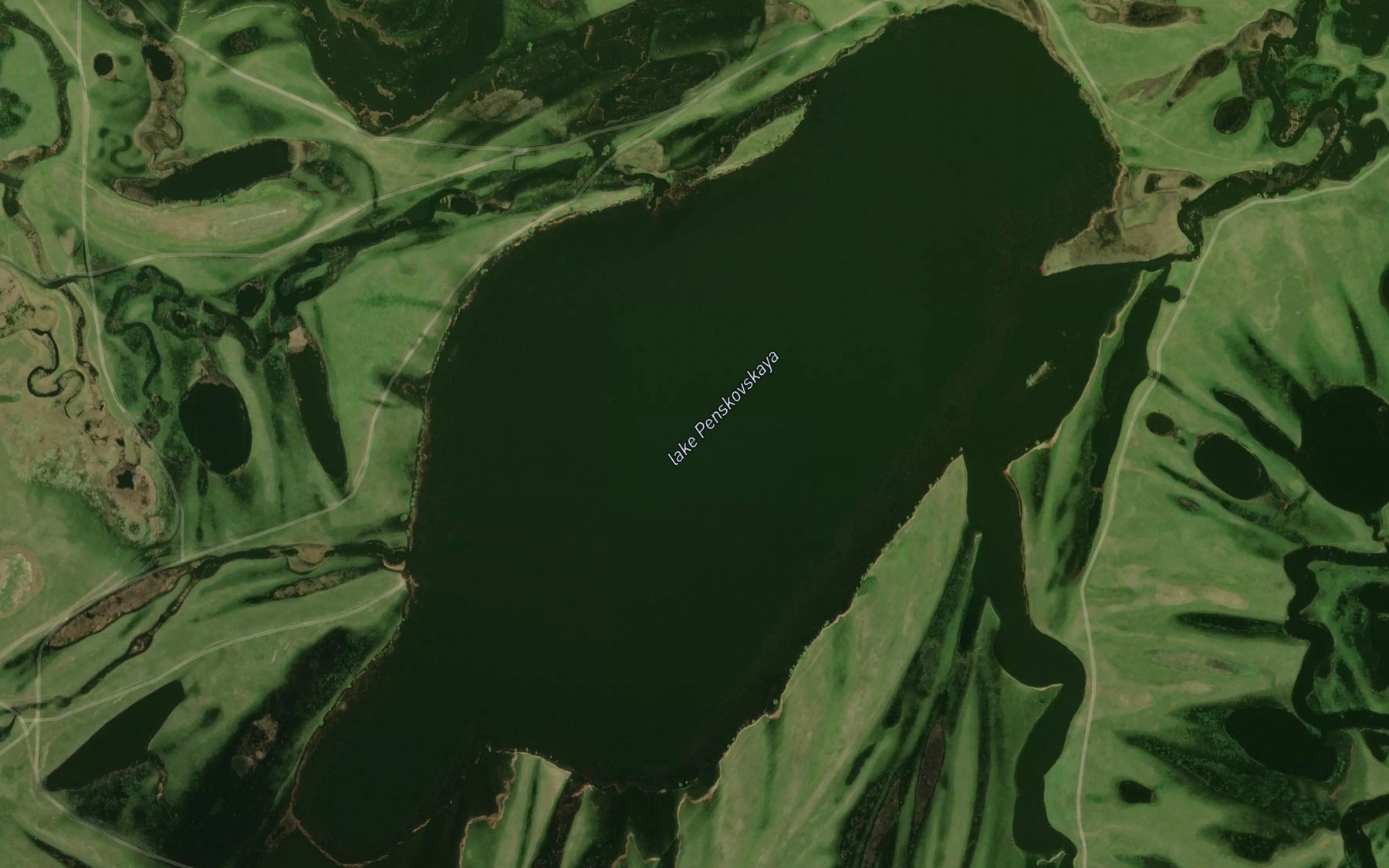 Satellite map of the Ozero Pen'kovskoye