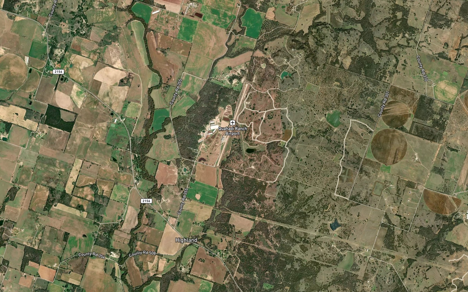 Satellite map of the Soil Conservation Service Site 8 Reservoir