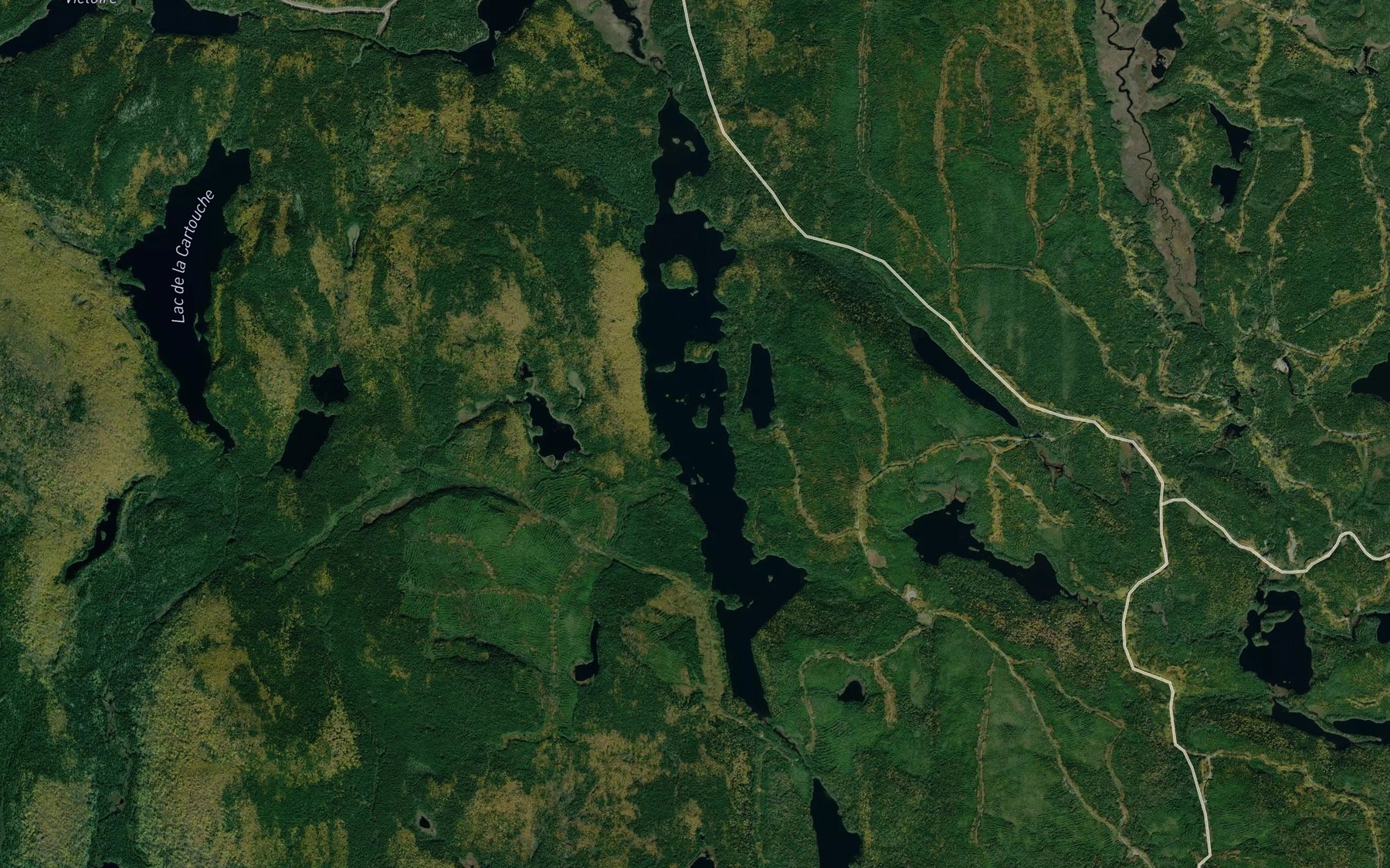 Satellite map of the Lac Lori