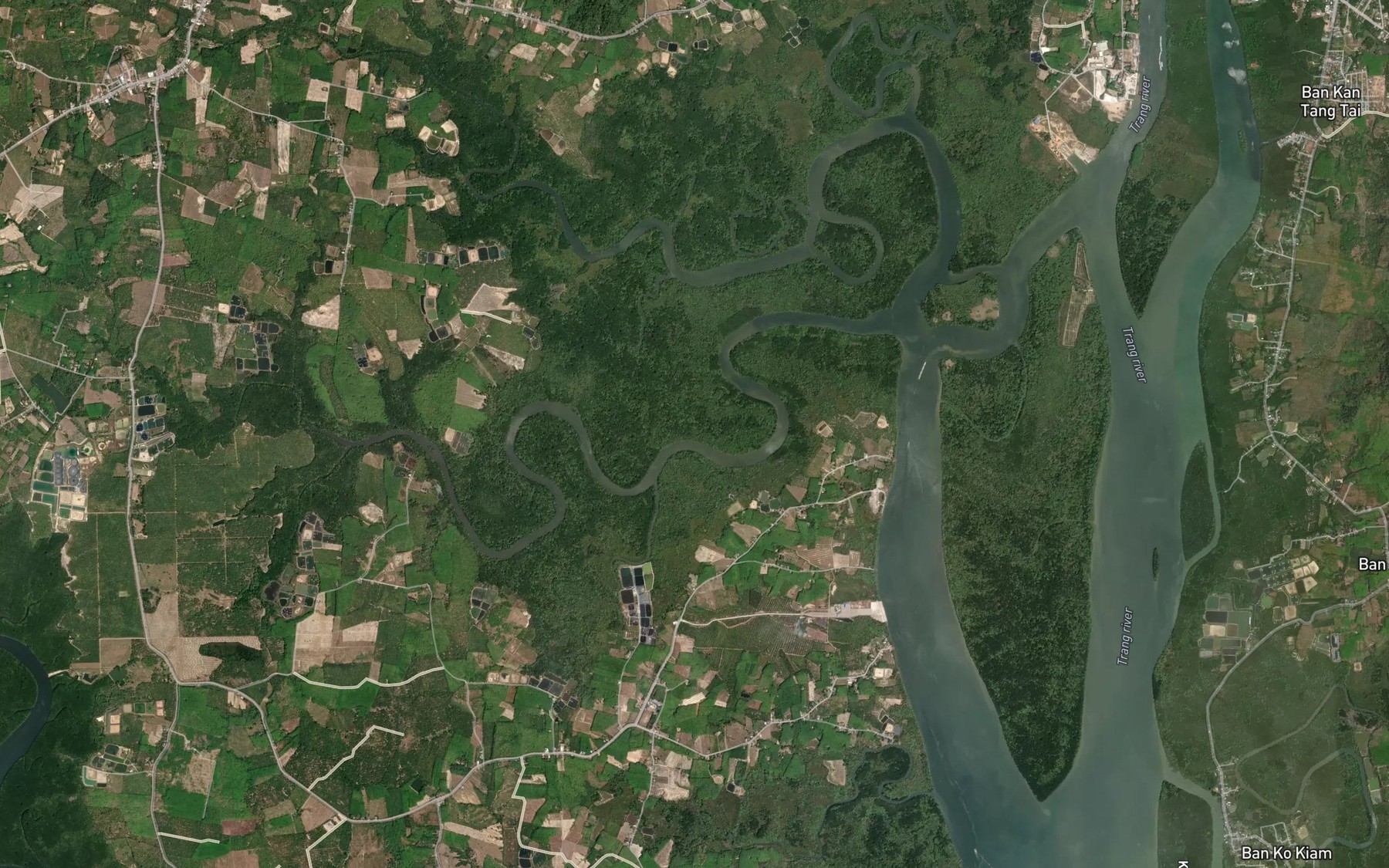 Satellite map of the Khlong Si Thong