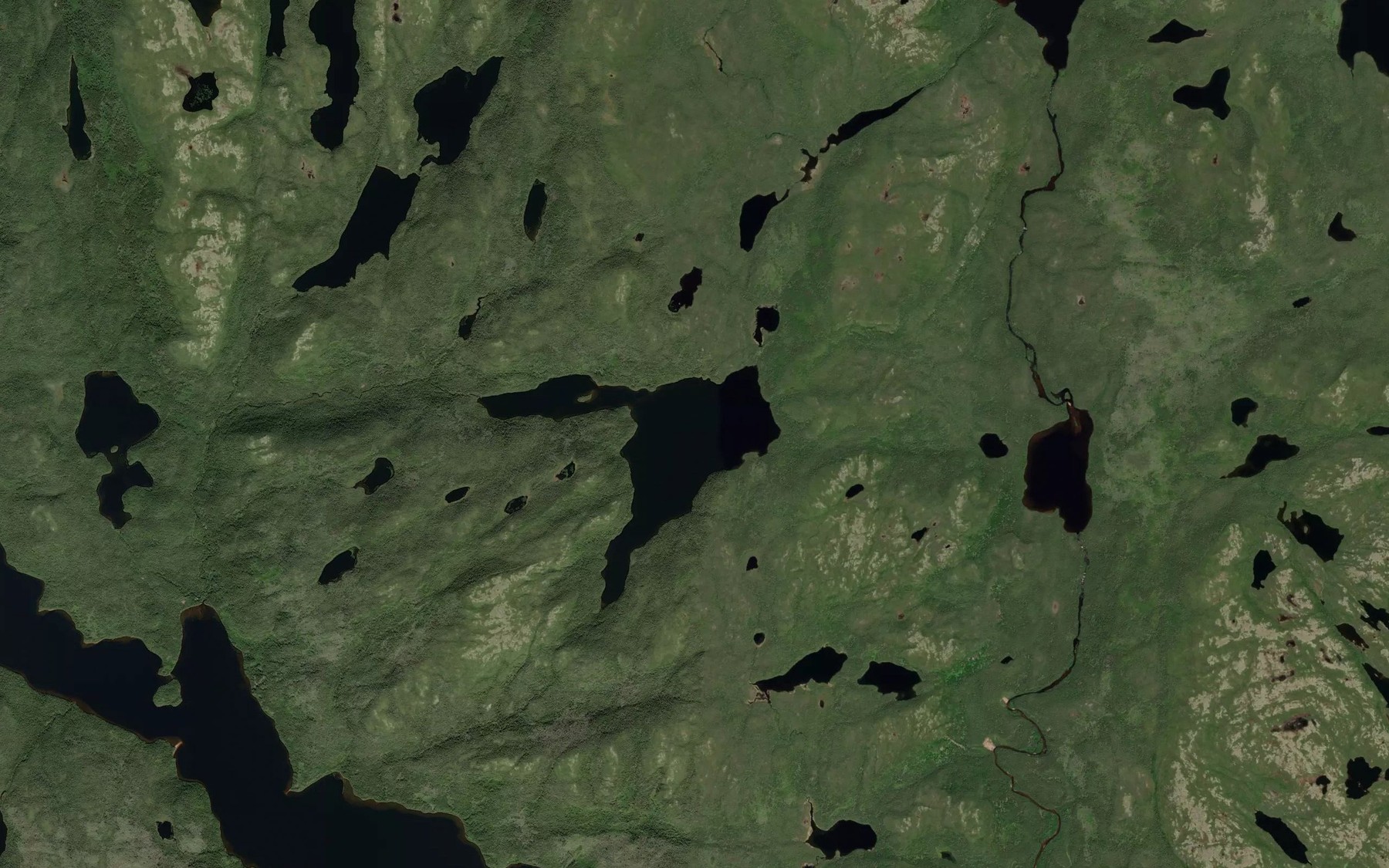 Satellite map of the Lac Tiffis