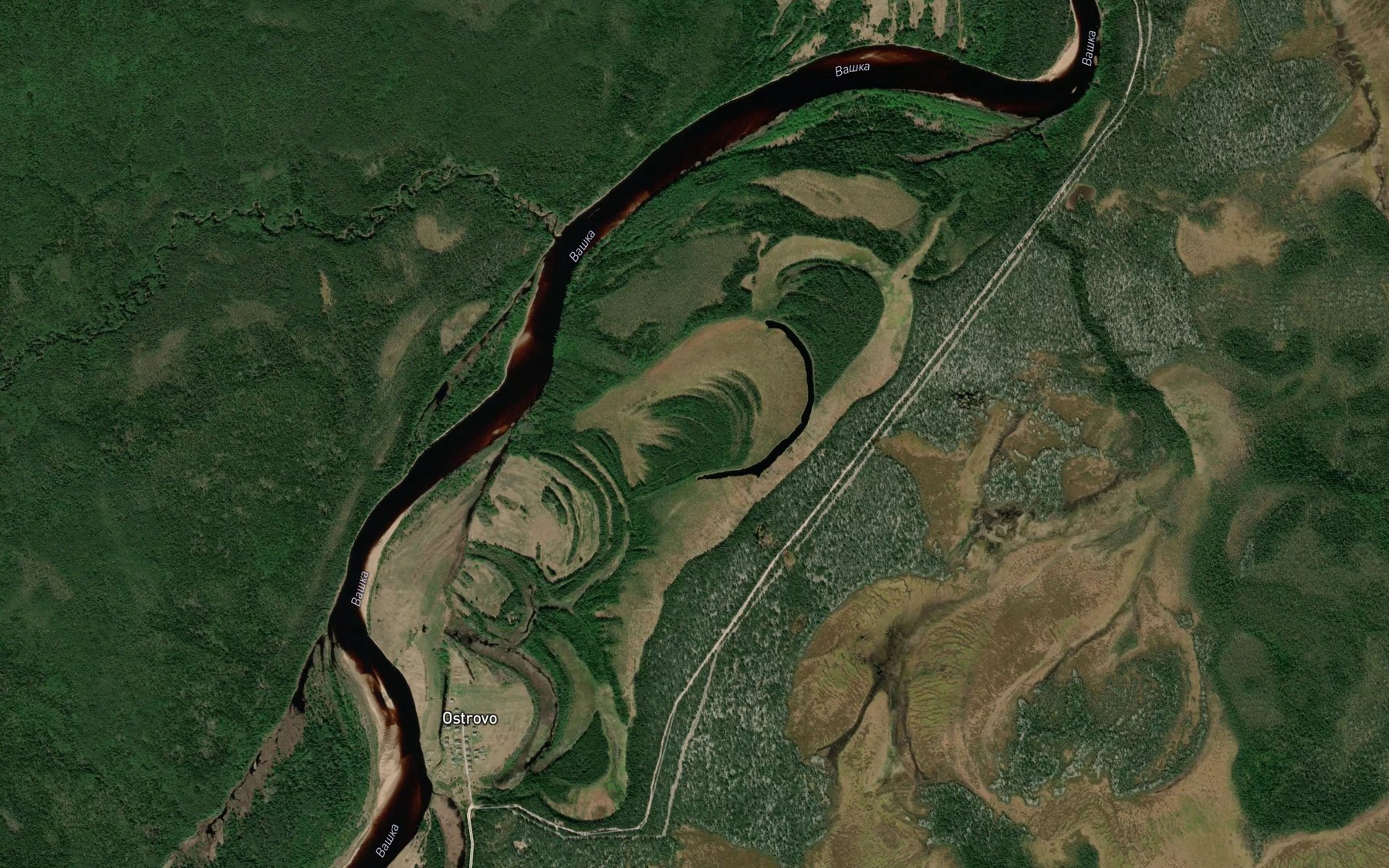 Satellite map of the Ozero Chuk"yavad