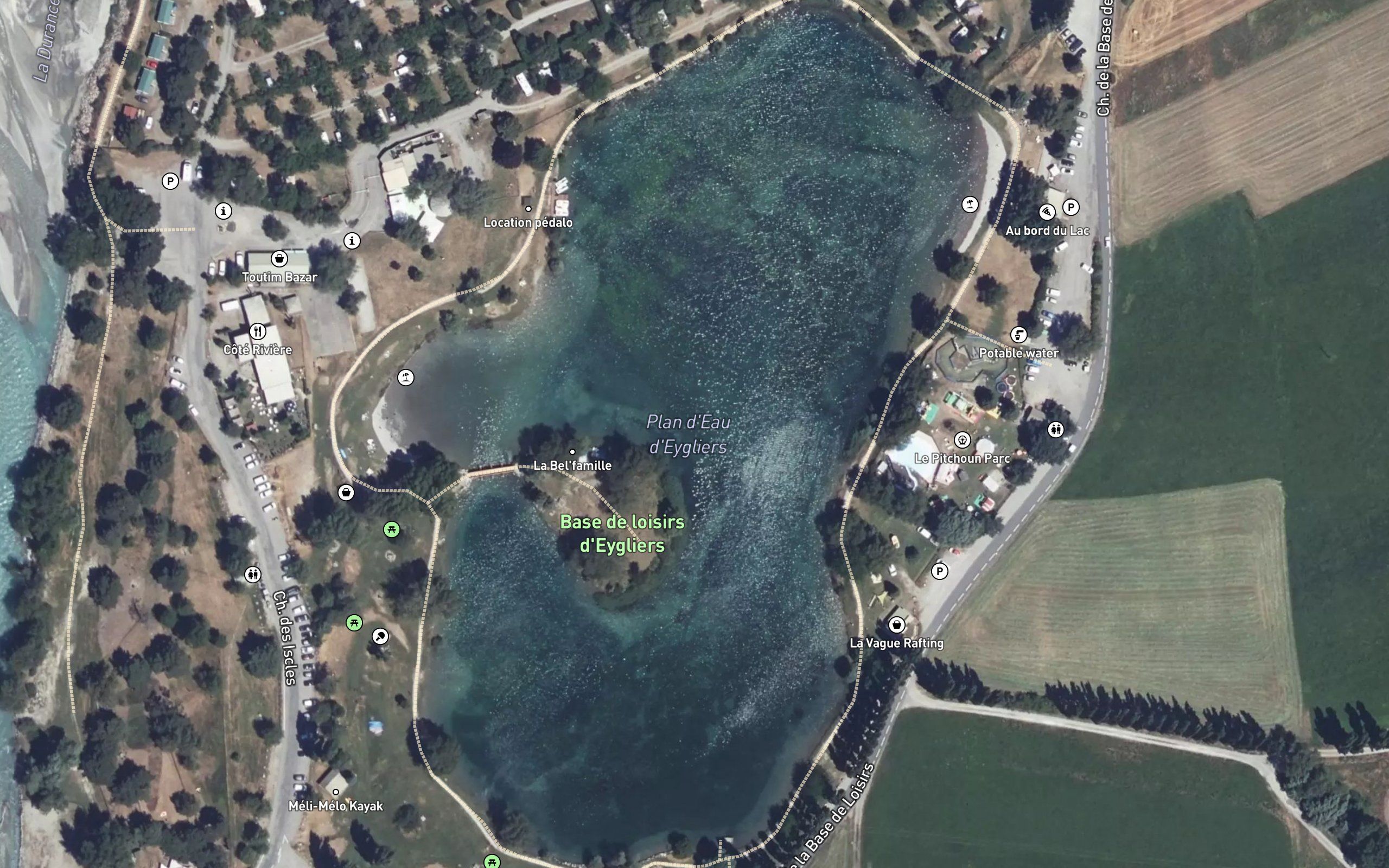 Plan d'eau d'Eygliers