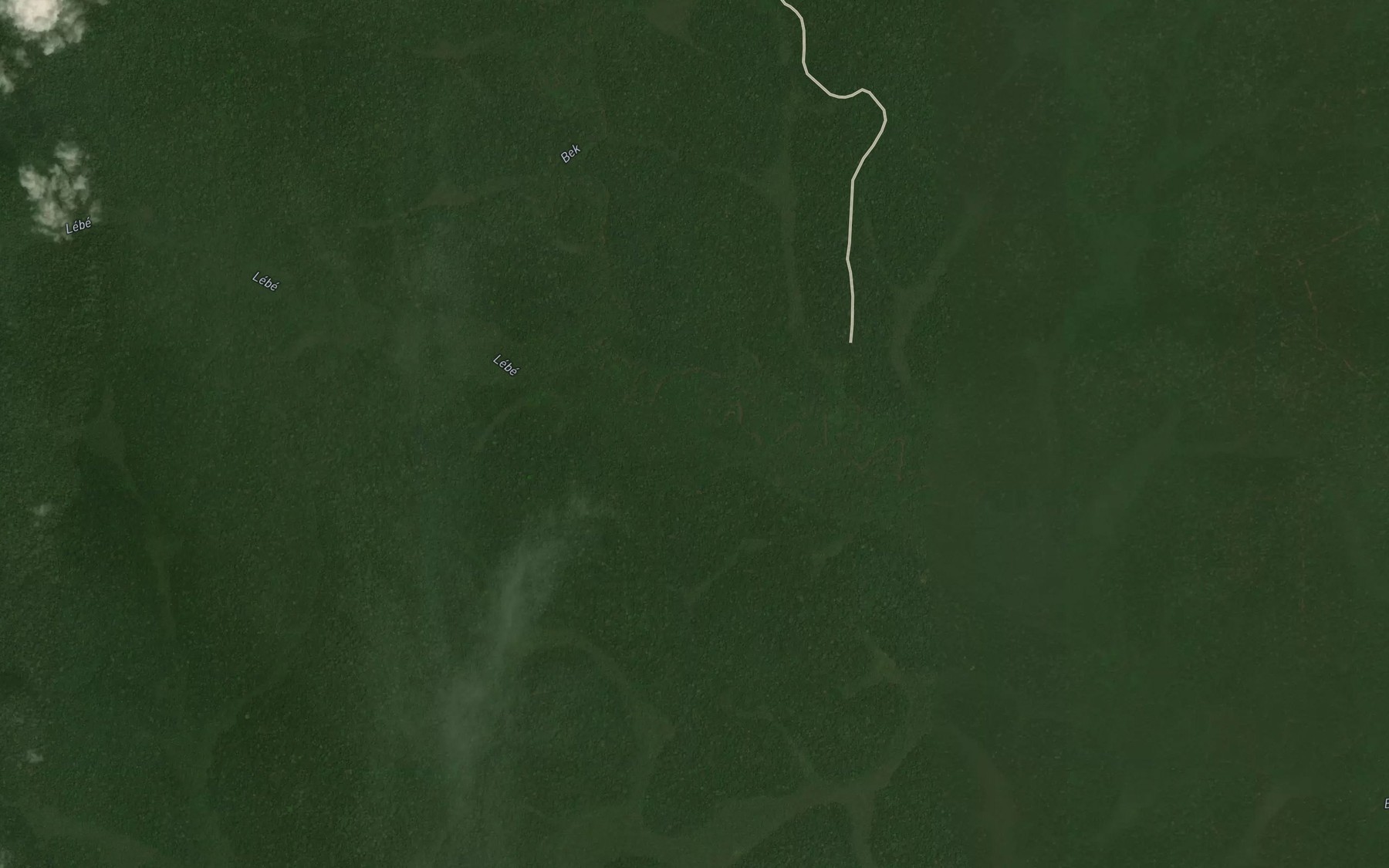 Satellite map of the Momendji