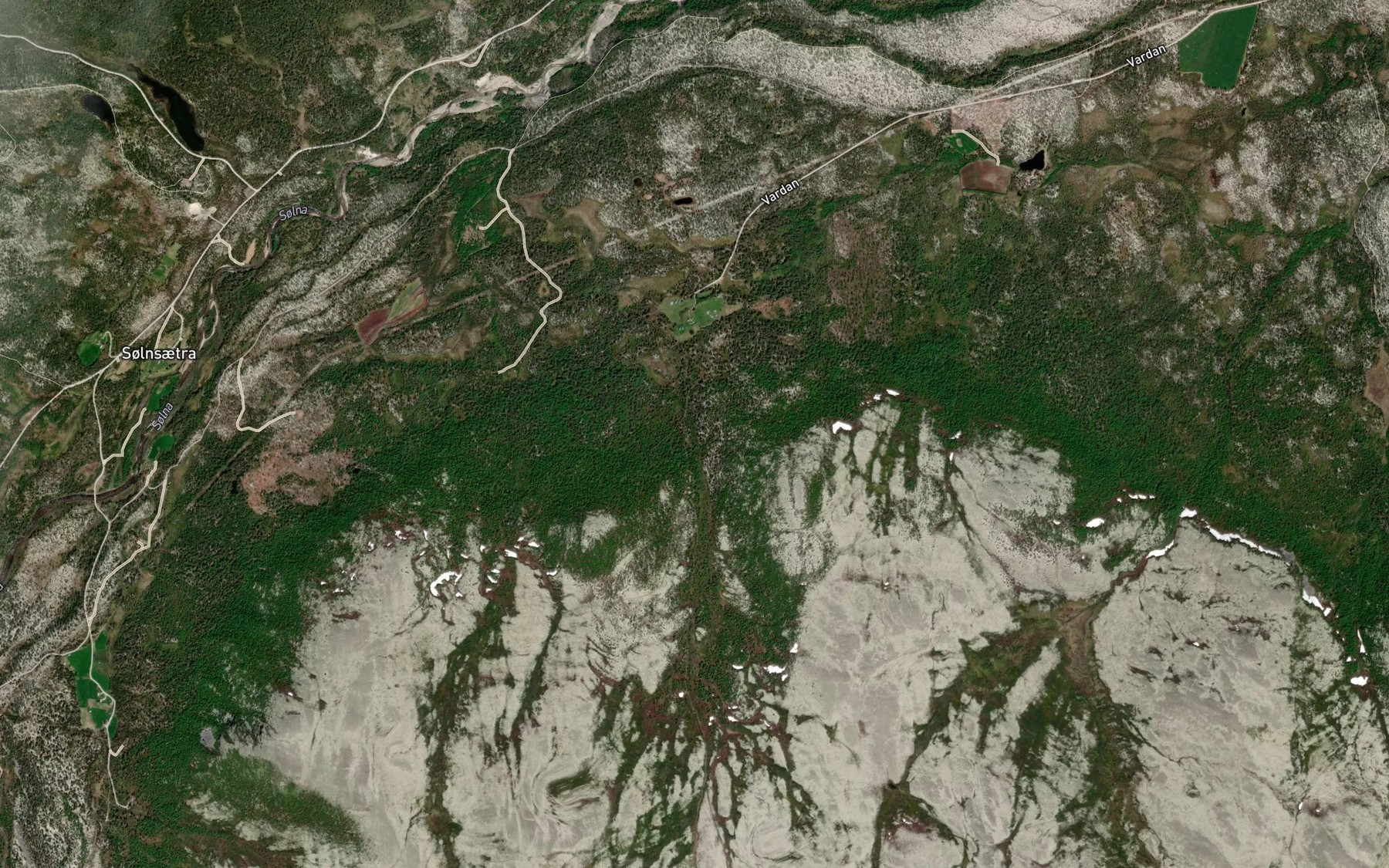 Satellite map of the Brennrostbekken