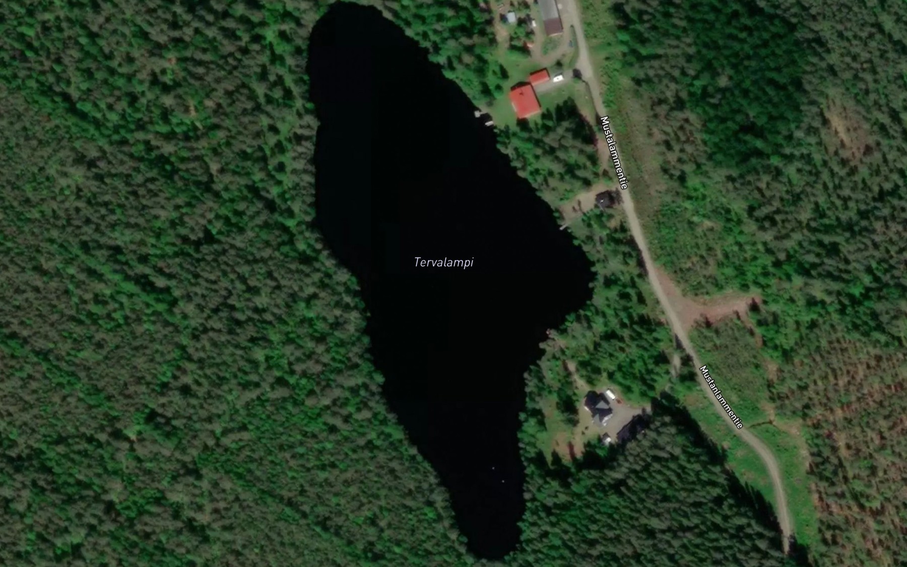 Satellite map of the Tervalampi