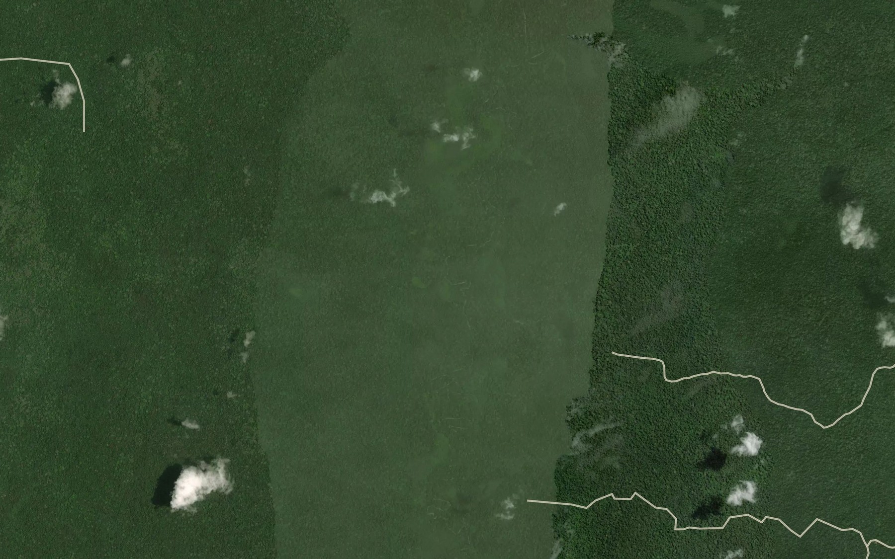 Satellite map of the Makoussi