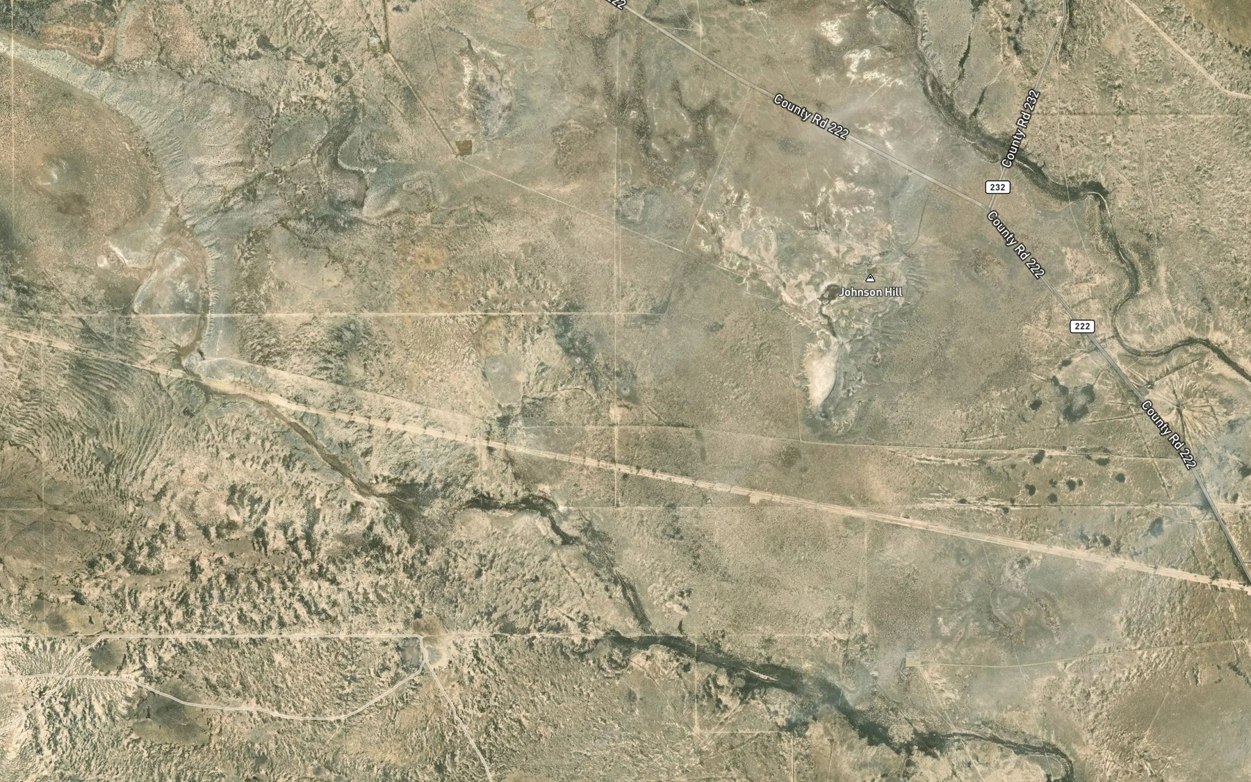 Satellite map of the Johnson Spring
