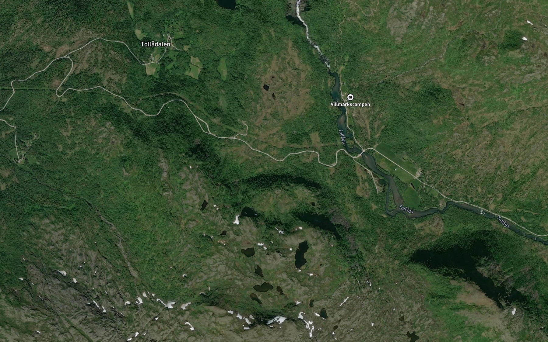 Satellite map of the Loftsbekken