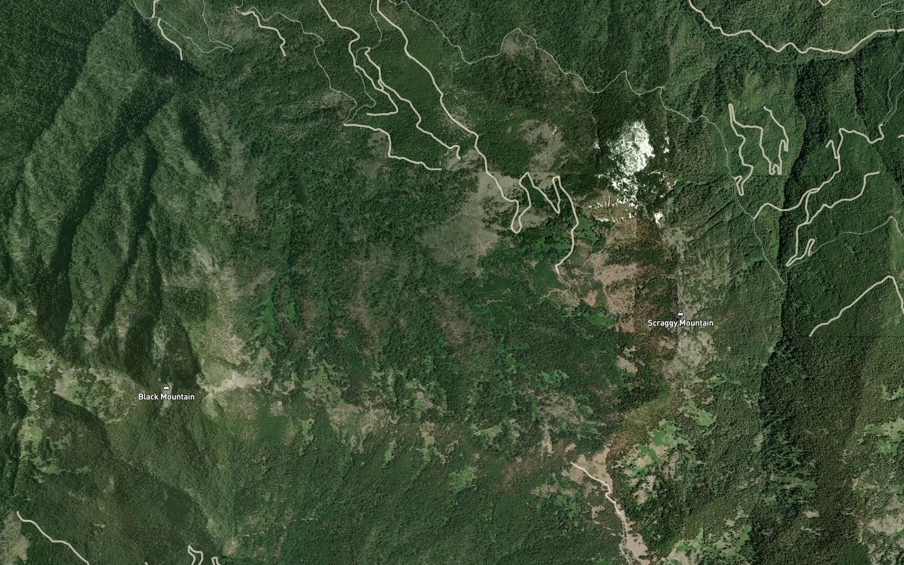 Satellite map of the Little Dutch Creek