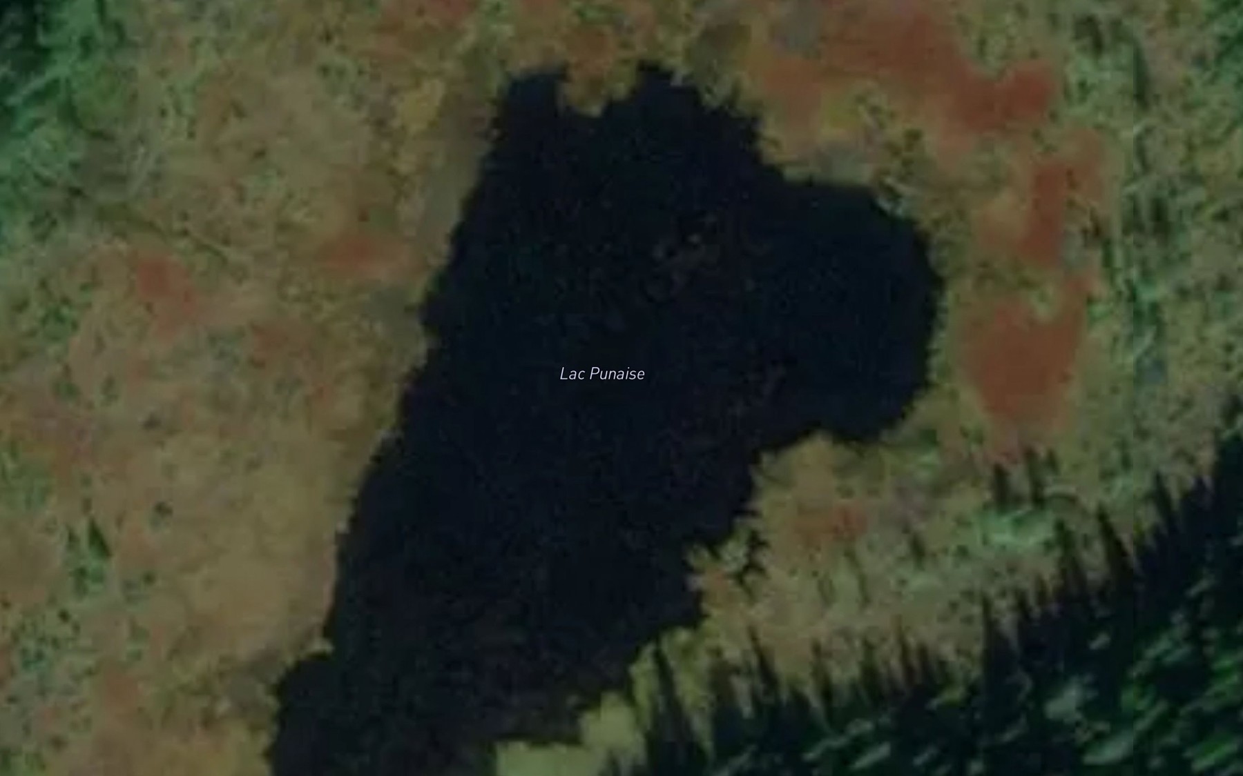 Satellite map of the Lac Punaise