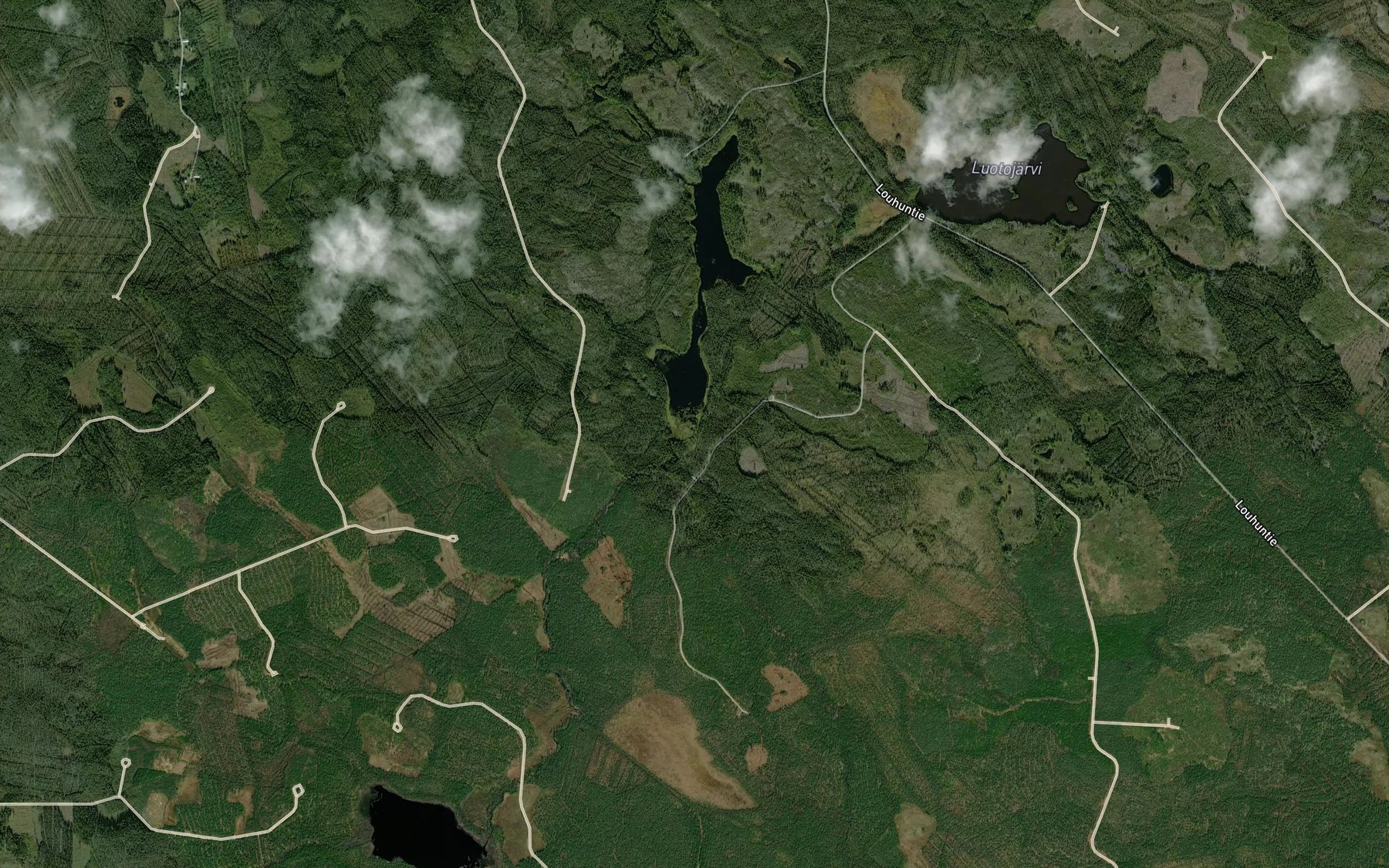 Satellite map of the Loytopuro