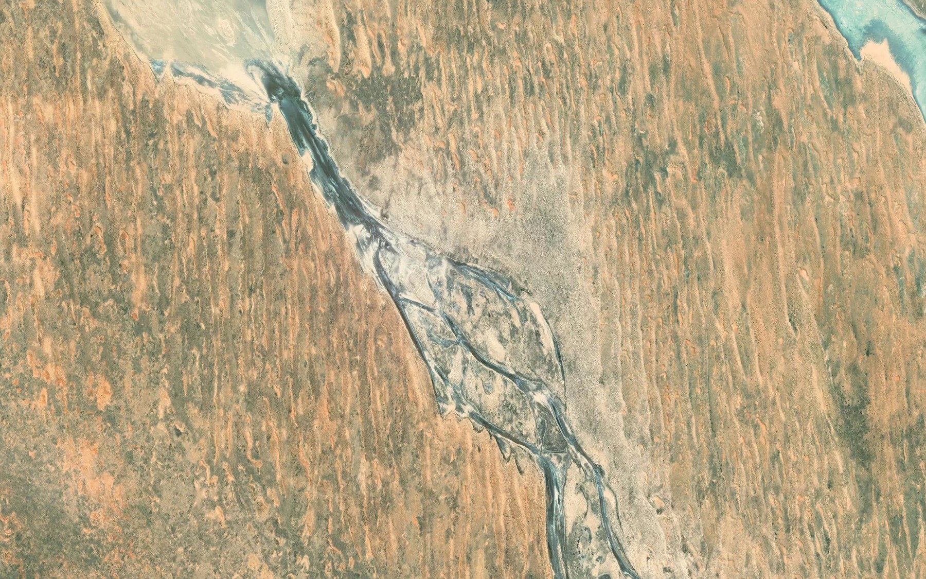 Satellite map of the Cooper Creek