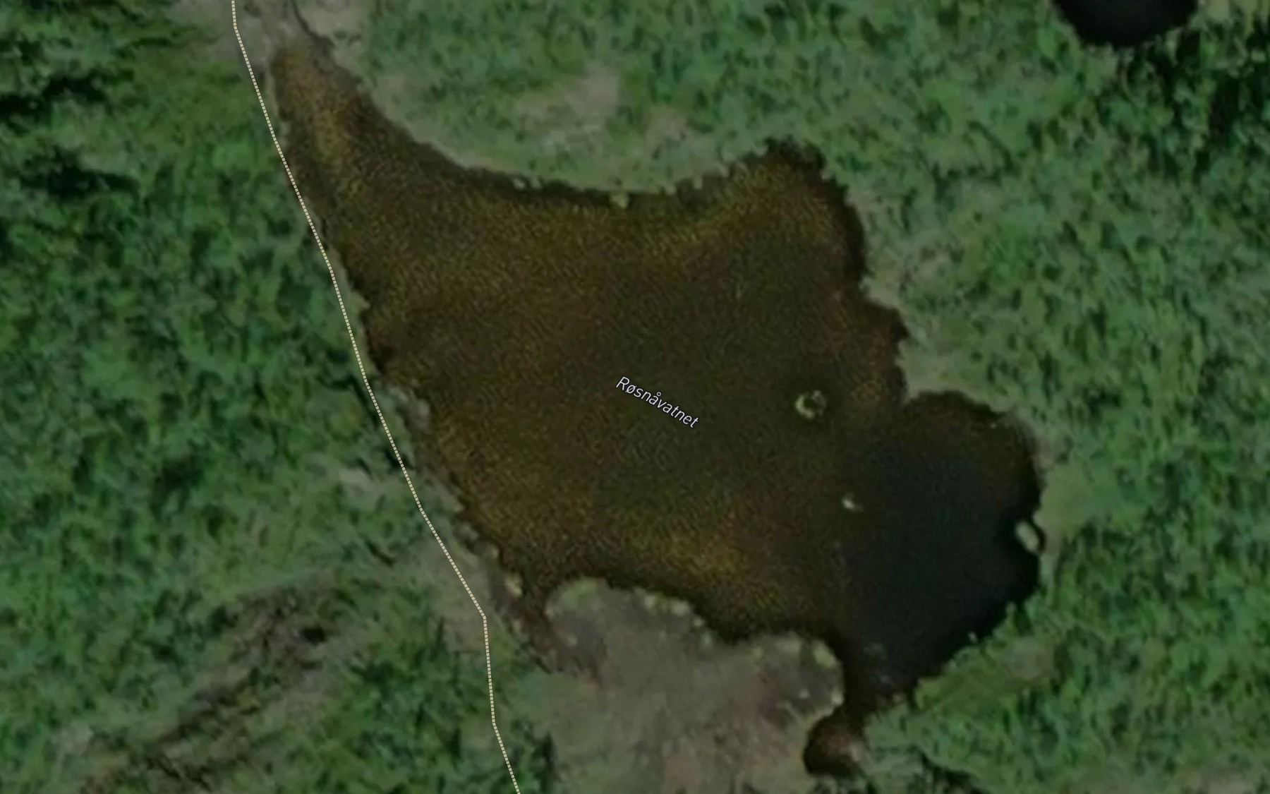 Satellite map of the Avatnet