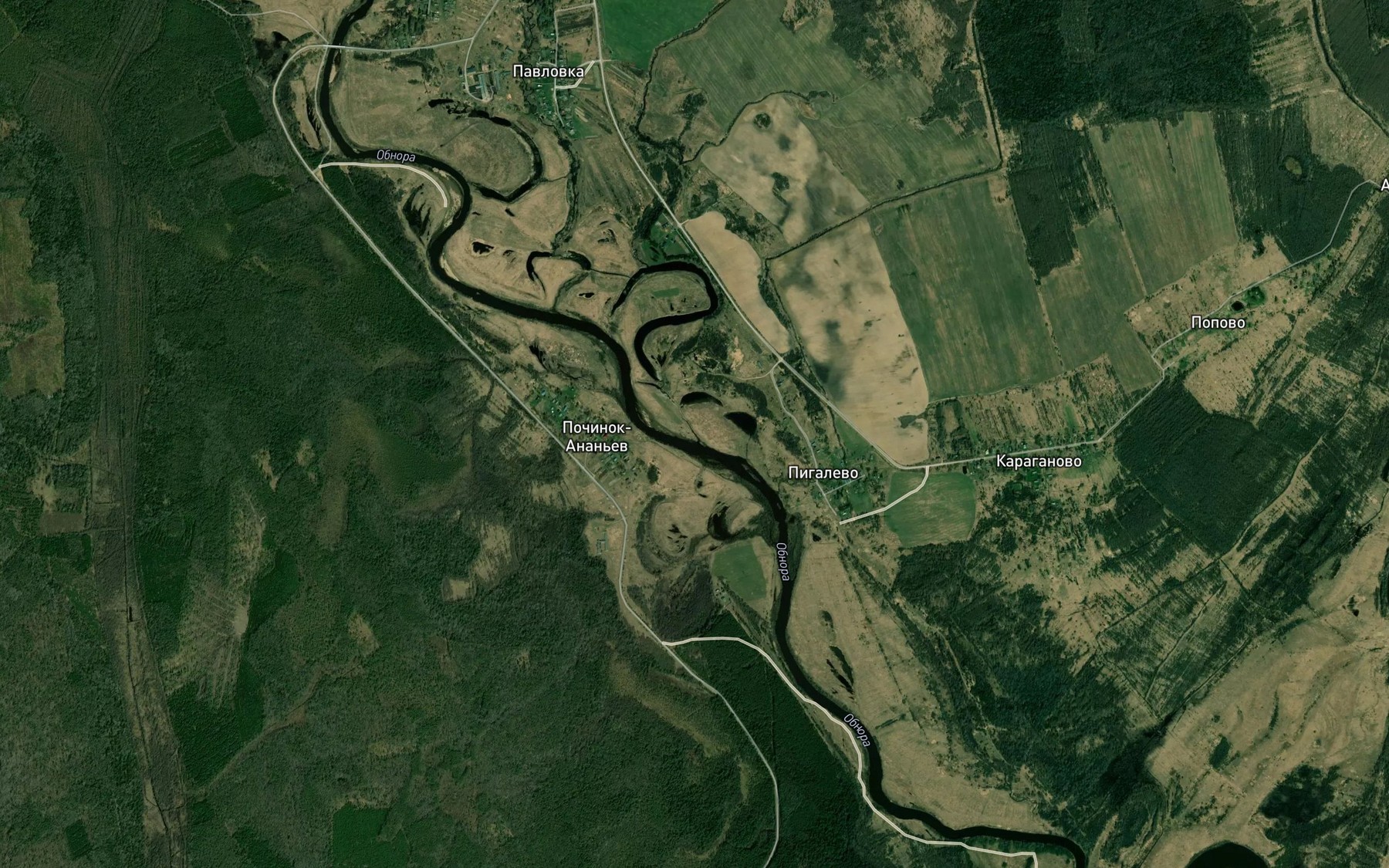 Satellite map of the Chichiborka
