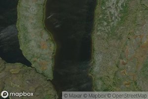 Satellite map of the Houghton Lake