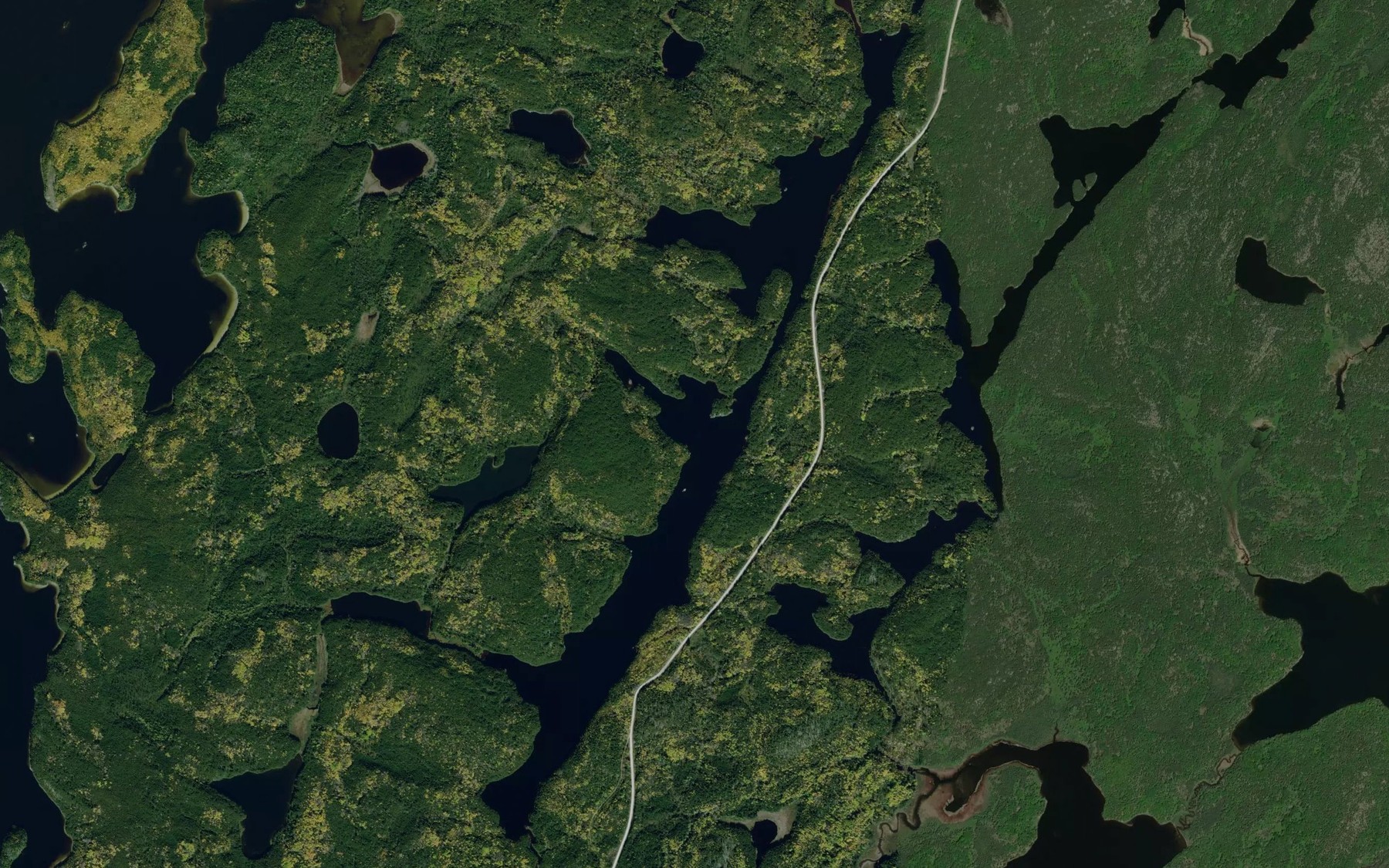 Satellite map of the Tull Lake
