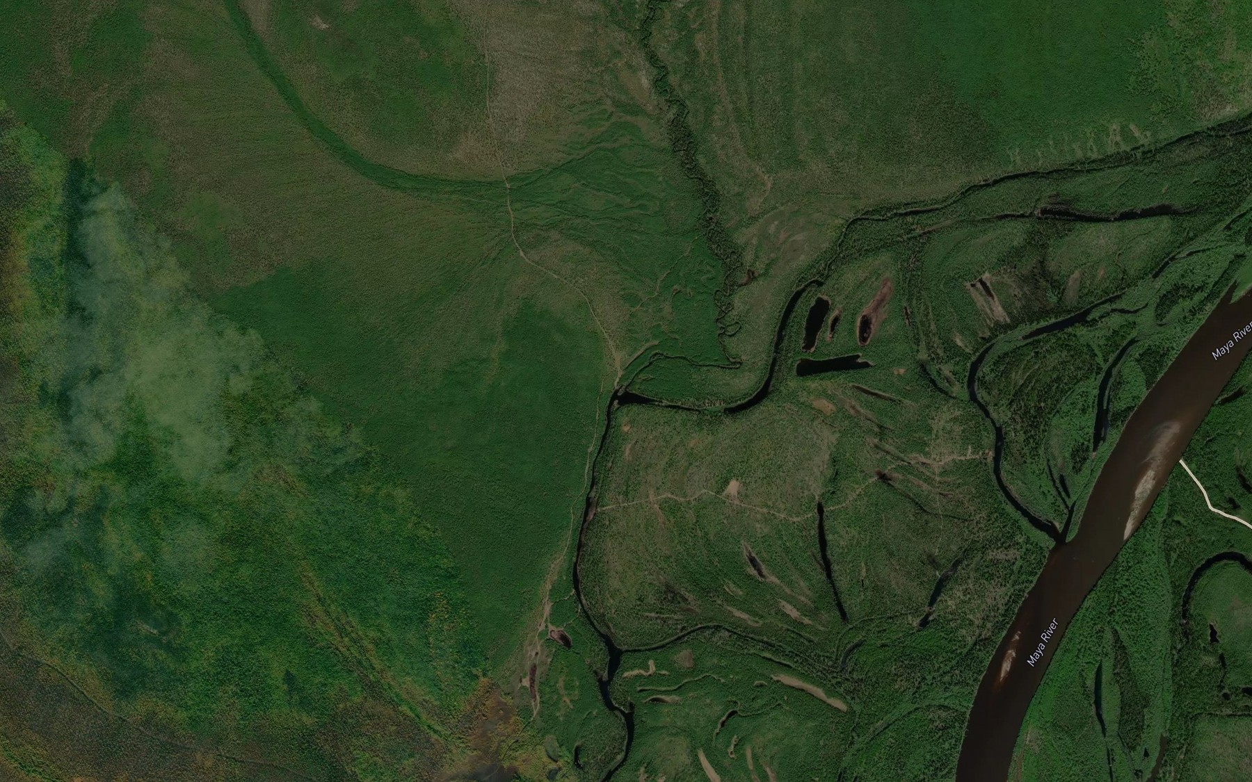 Satellite map of the Karanchan