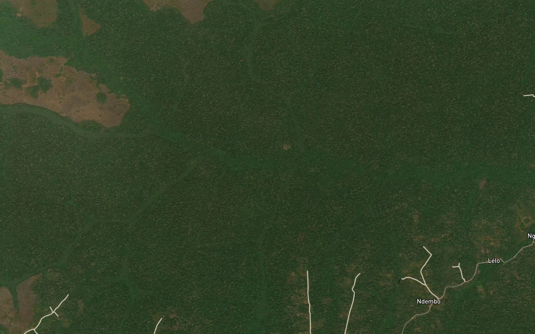 Satellite map of the Monbourou