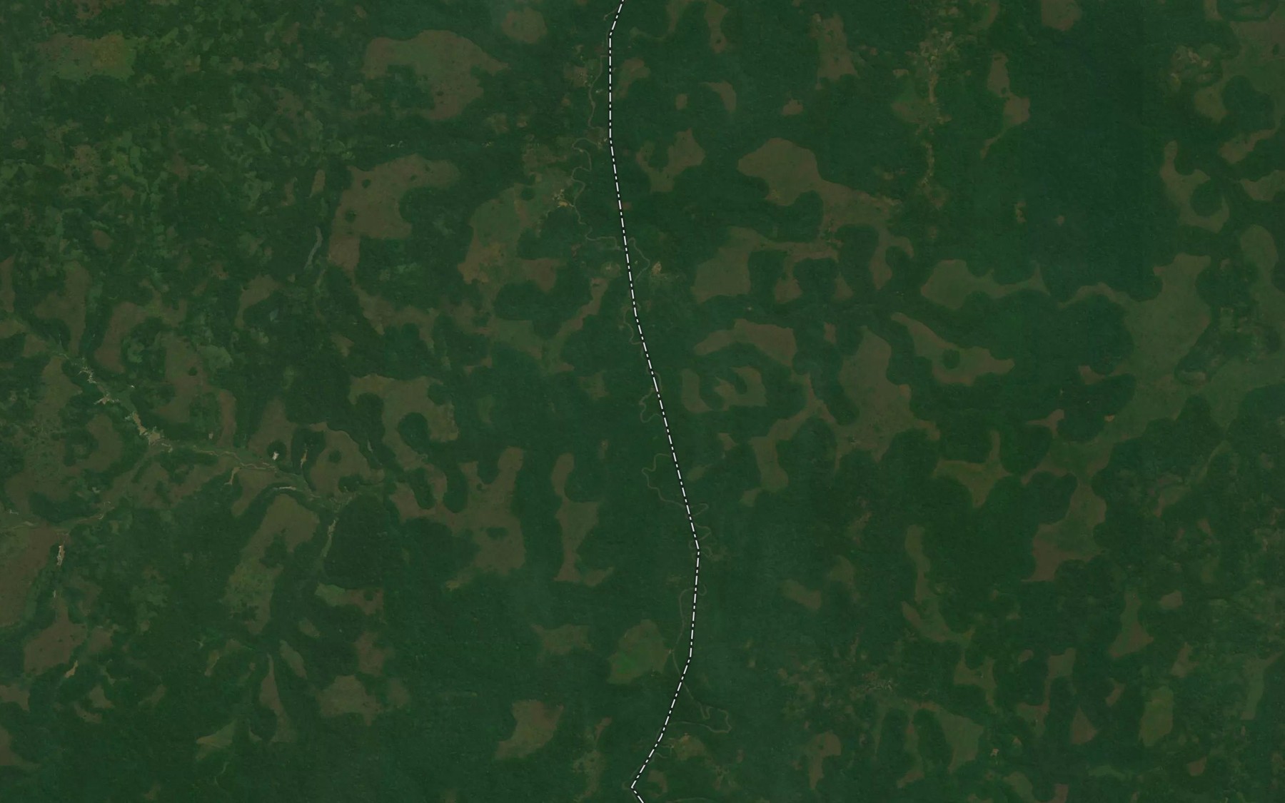 Satellite map of the Lungasa