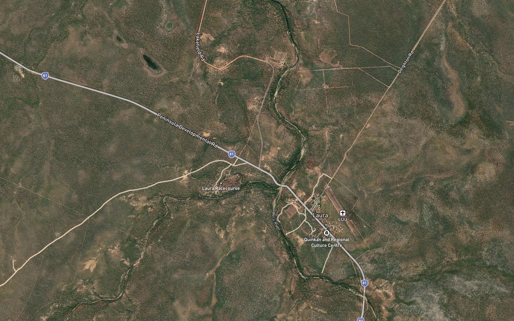 Satellite map of the Mosman River