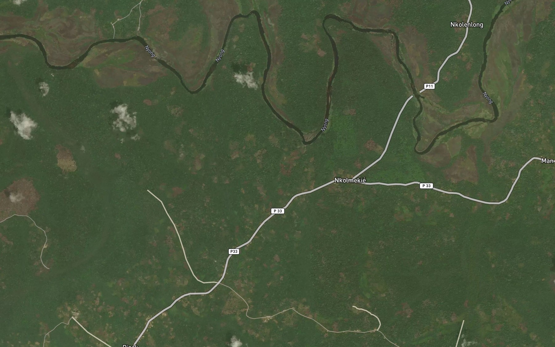 Satellite map of the Sie