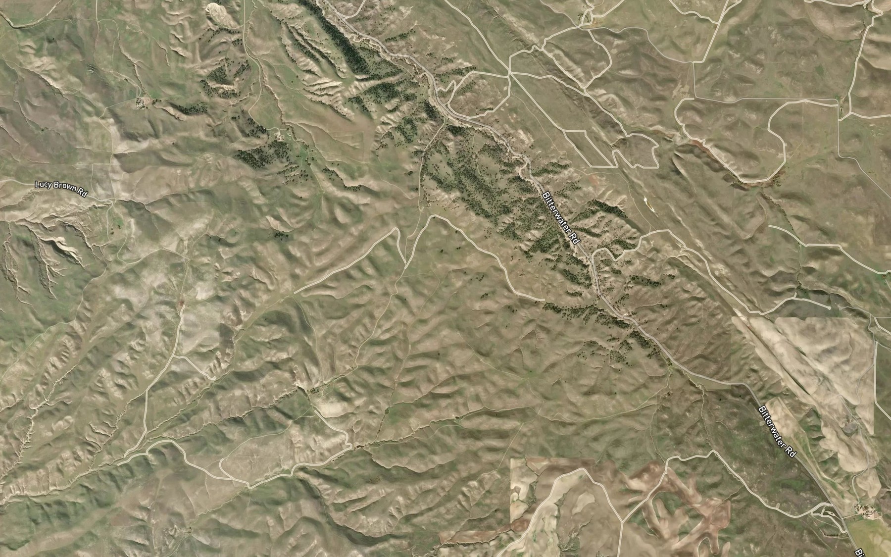 Satellite map of the Roberts Spring