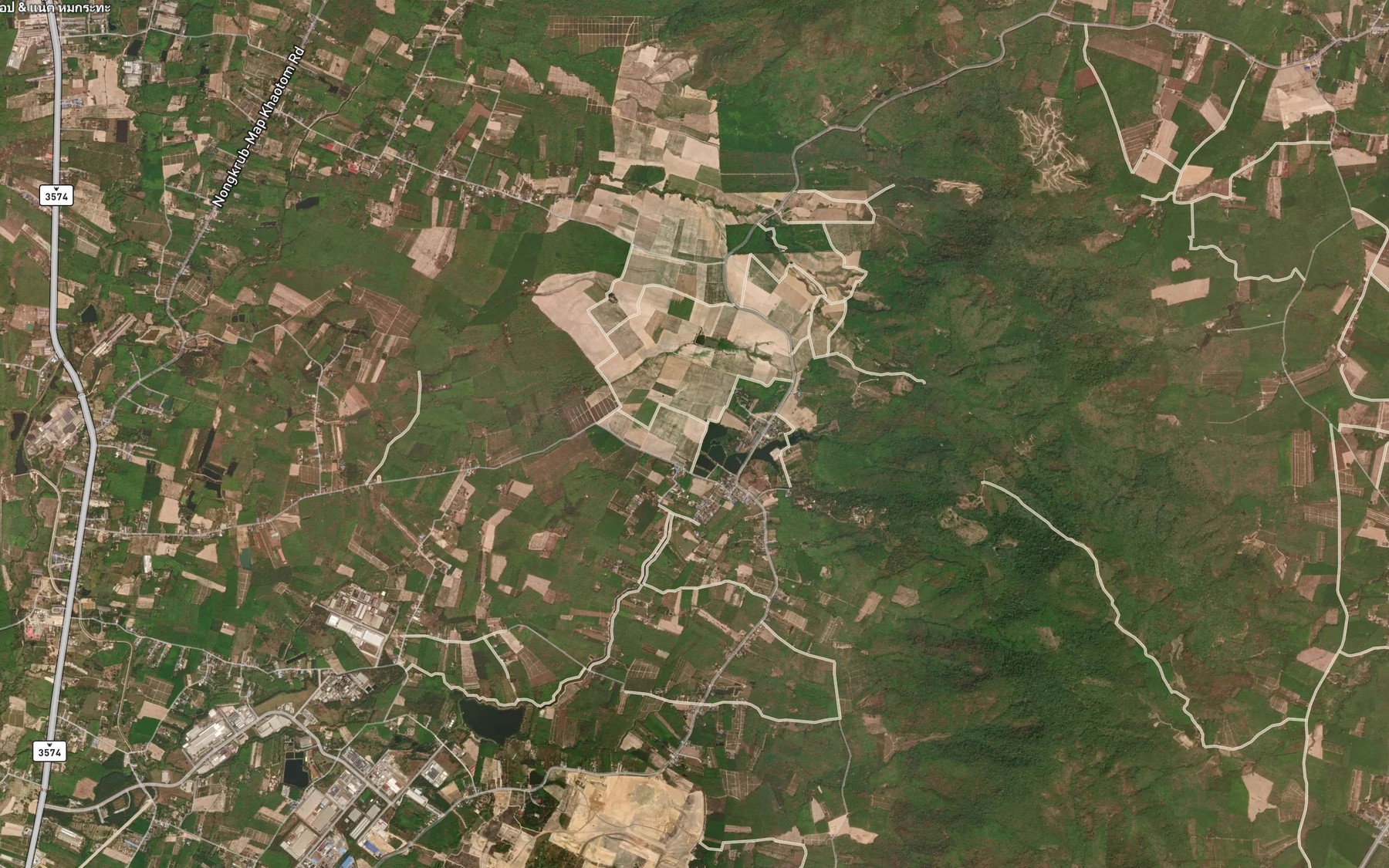 Satellite map of the Nong Hoi Pong