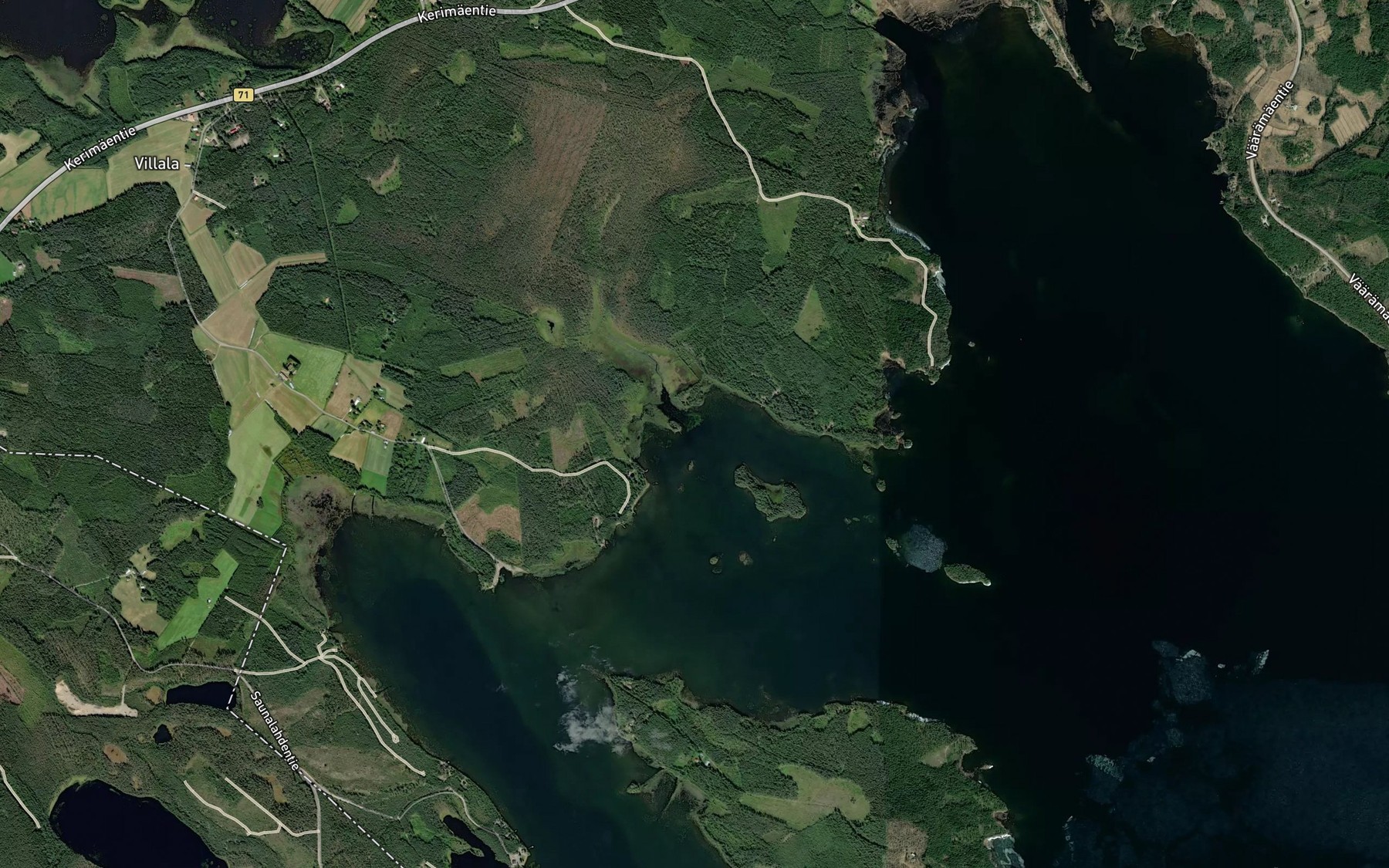 Satellite map of the Suokonlahti