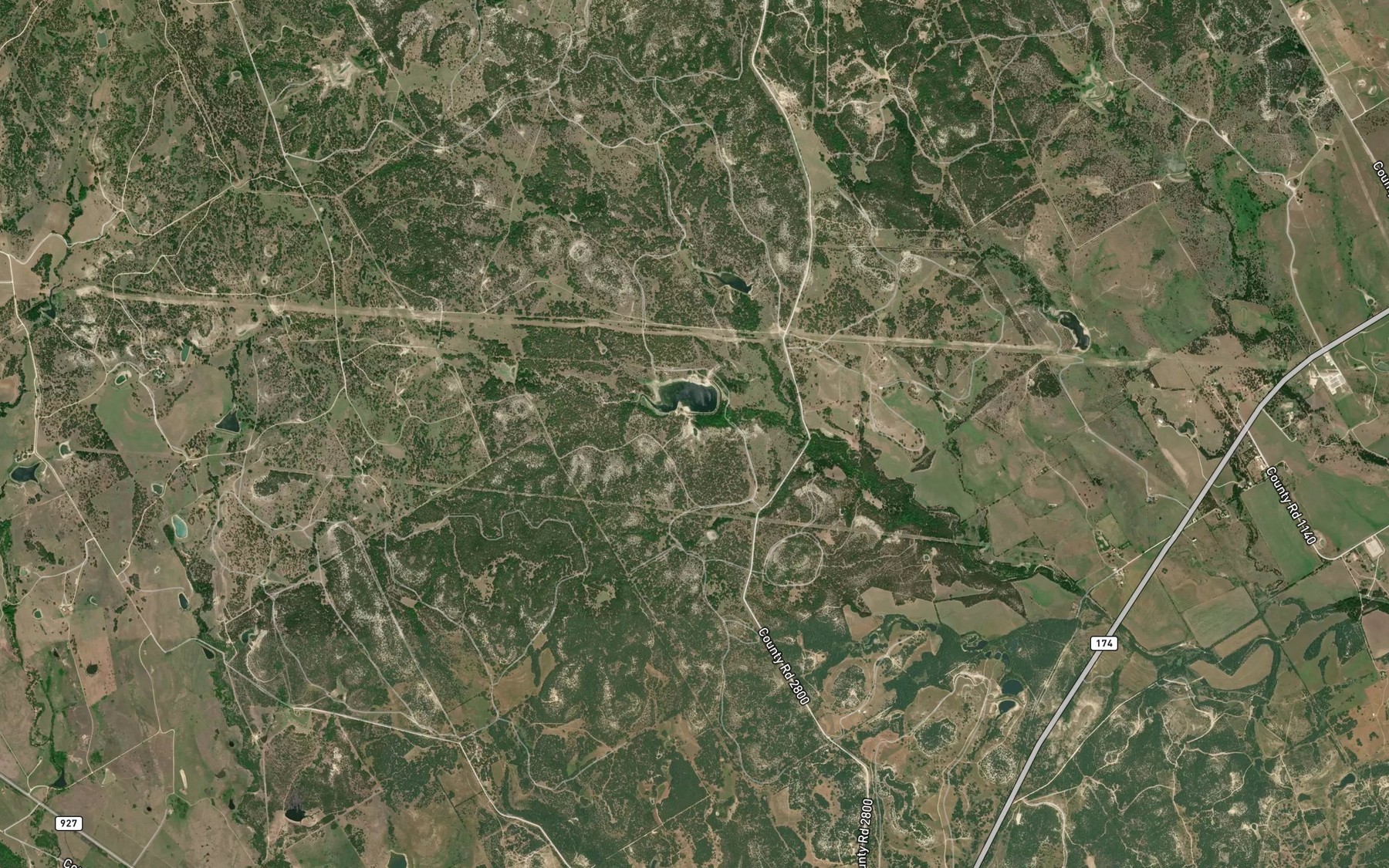 Satellite map of the El Colina Lake Number 6