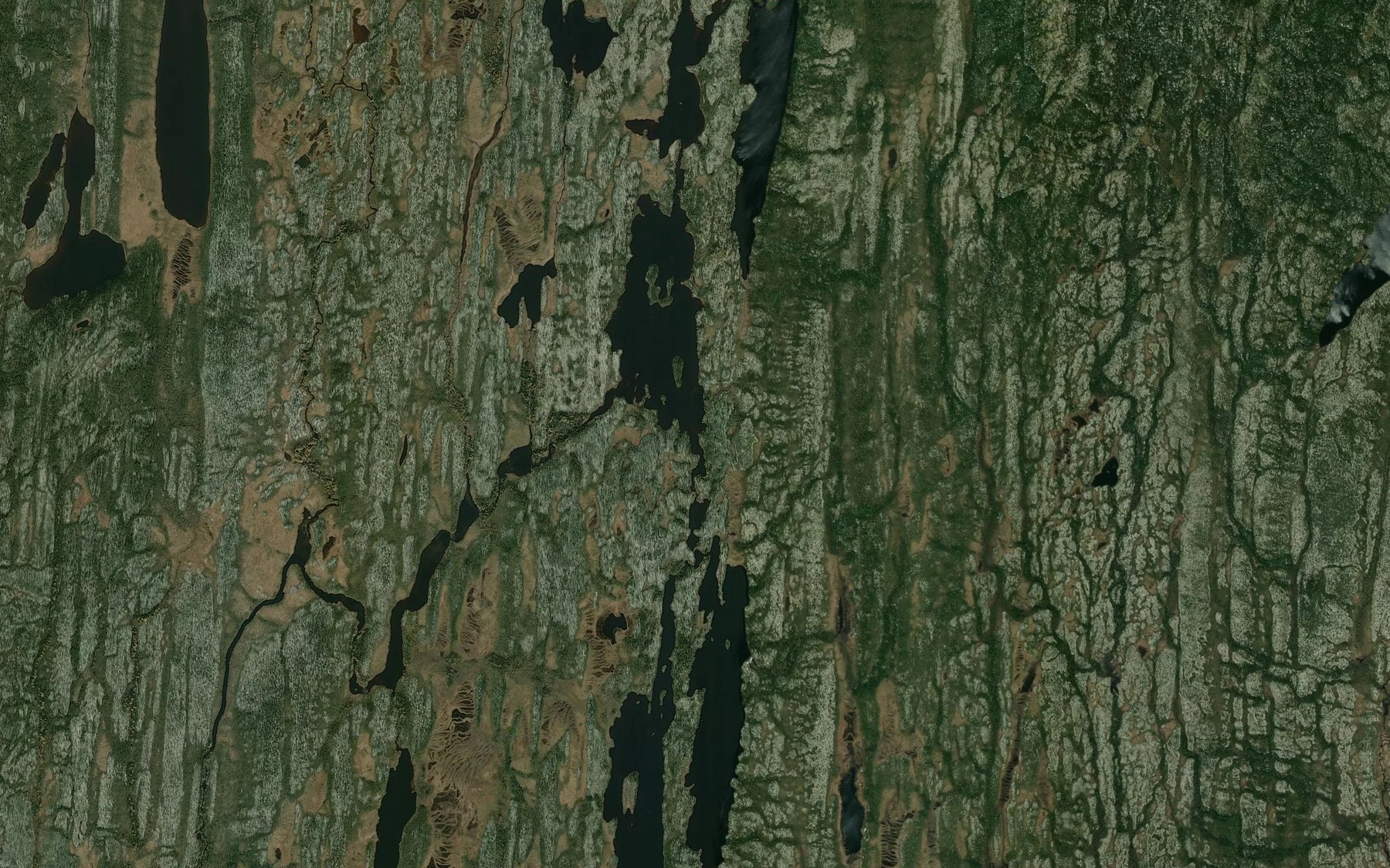 Satellite map of the Lac des Fondrieres