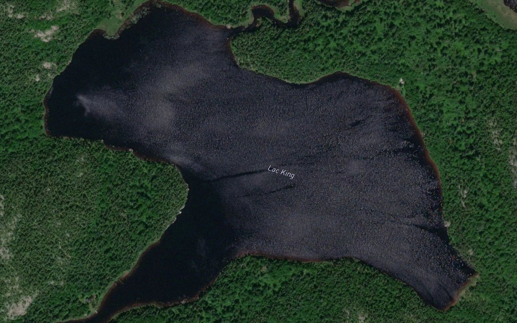 Satellite map of the Lac King