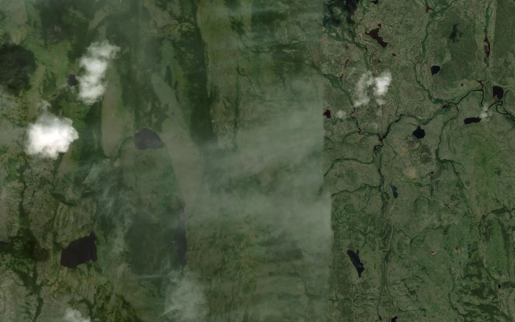 Satellite map of the Lac des Galettes