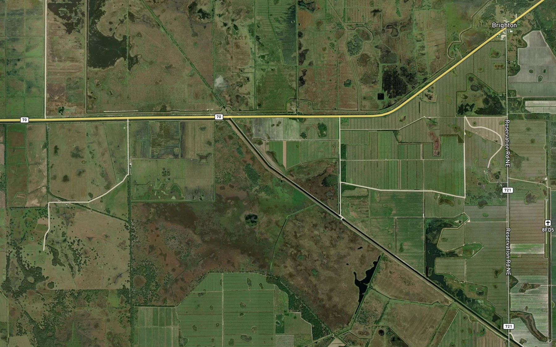 Satellite map of the Canal C-40
