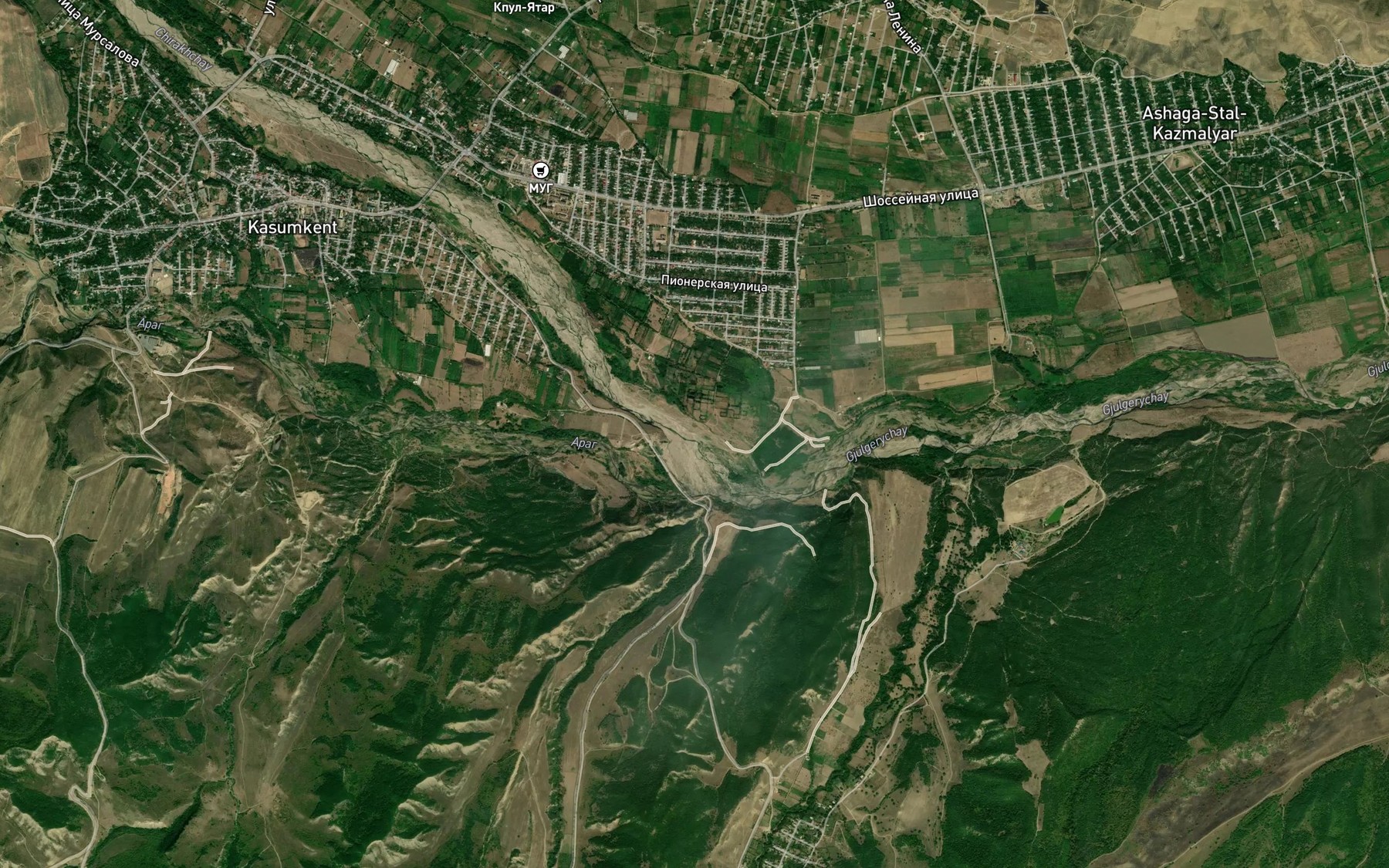 Satellite map of the Chirakhchay