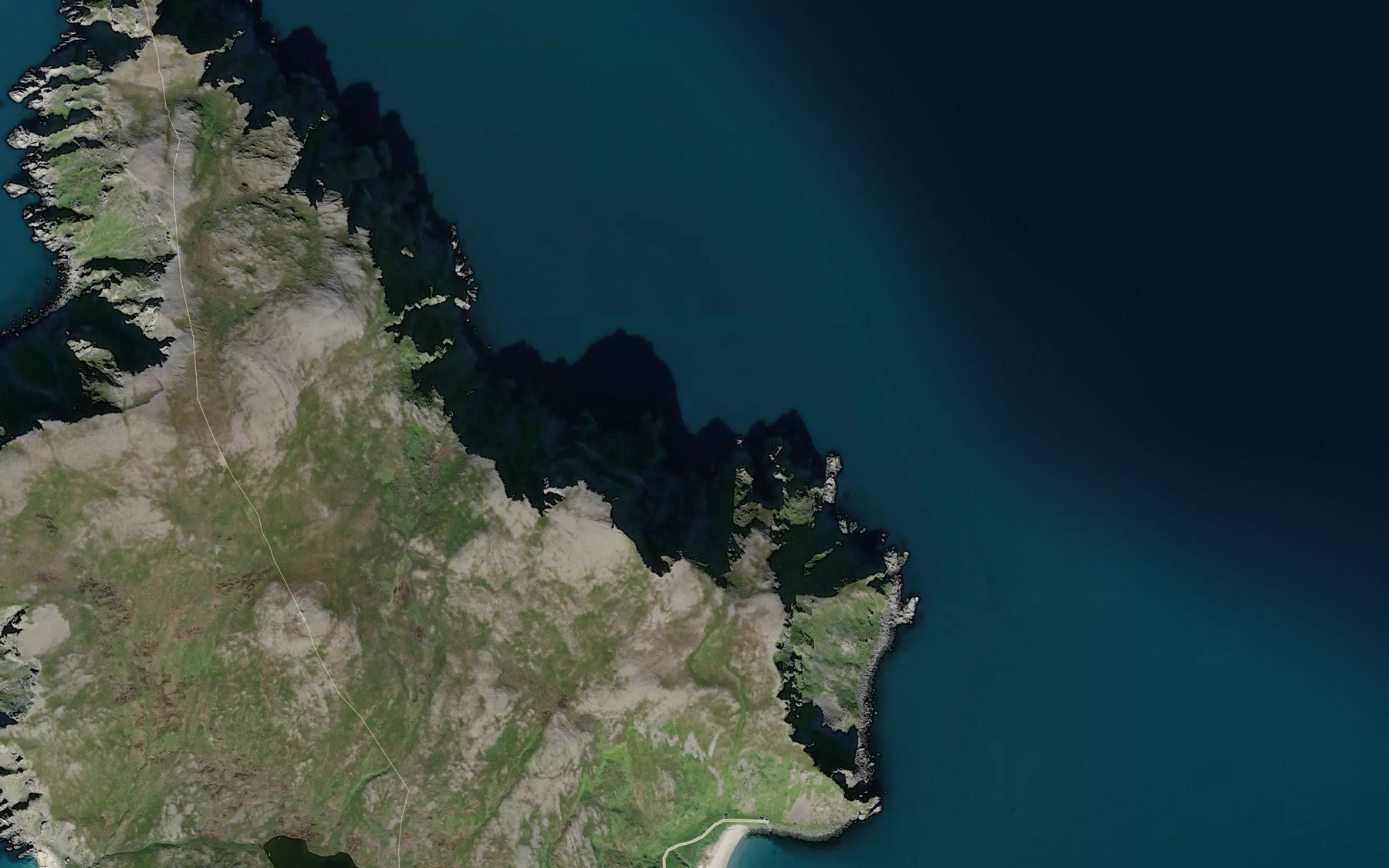 Satellite map of the Vardbukta
