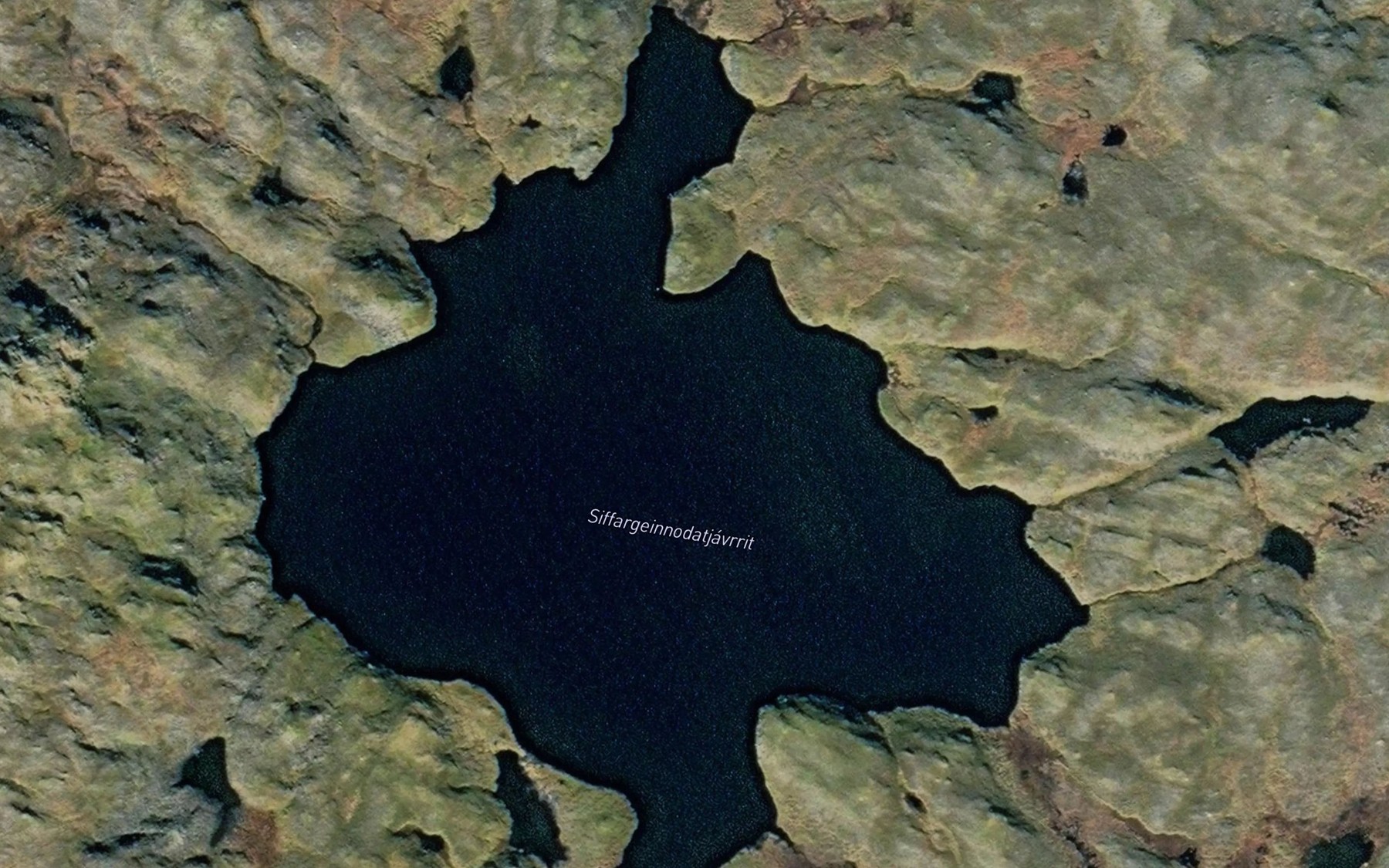 Satellite map of the Siffargeinudatjavrit
