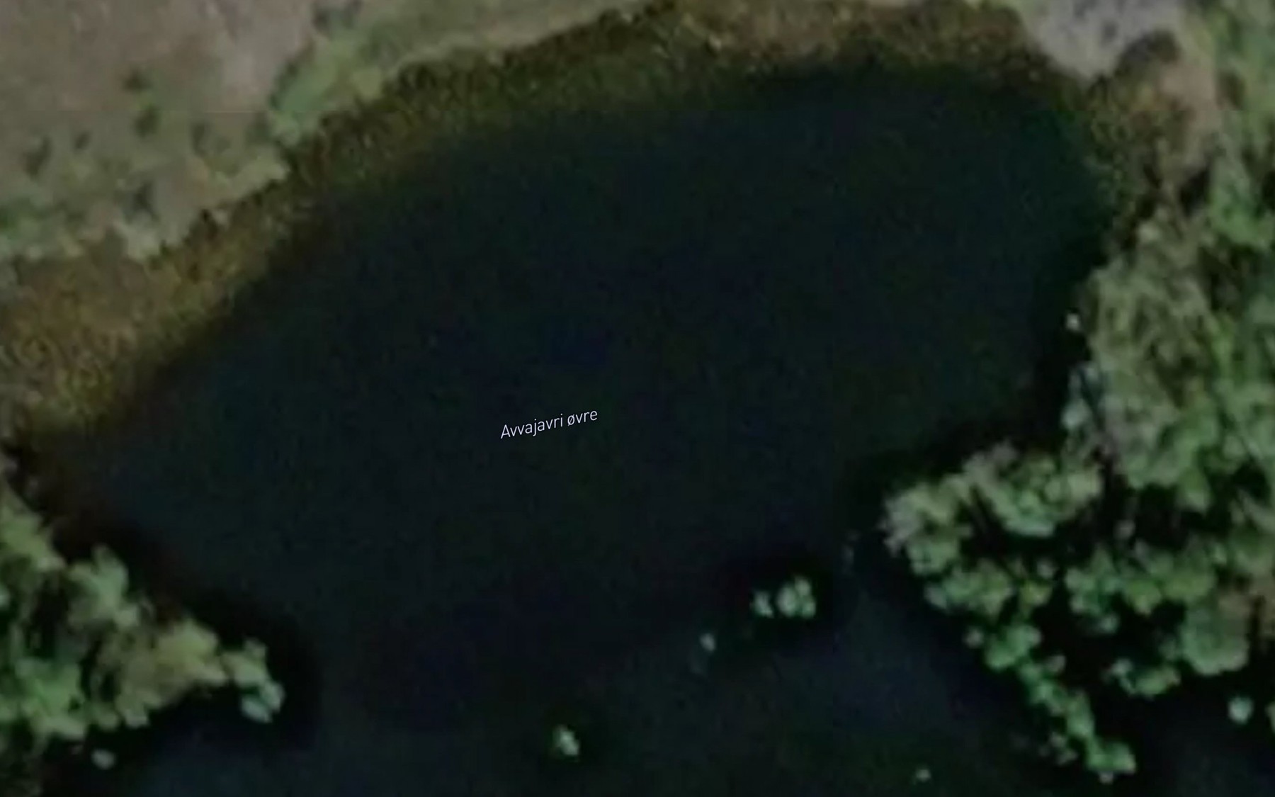 Satellite map of the Avvajavri ovre