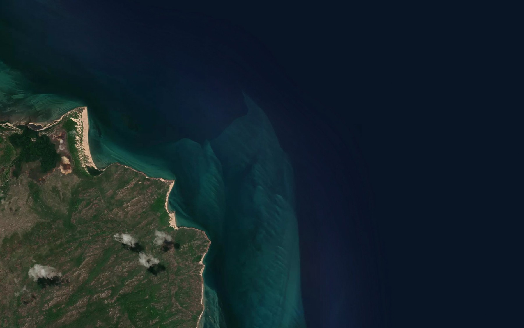 Satellite map of the Kangaroo Shoals