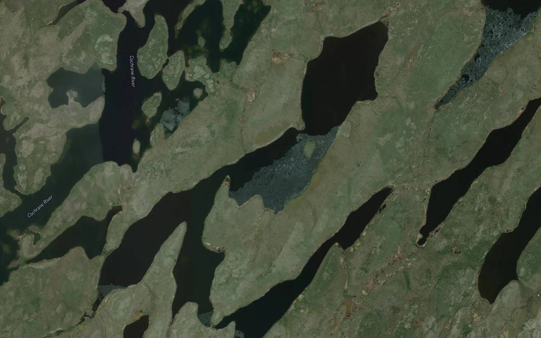 Satellite map of the Oddy Lake