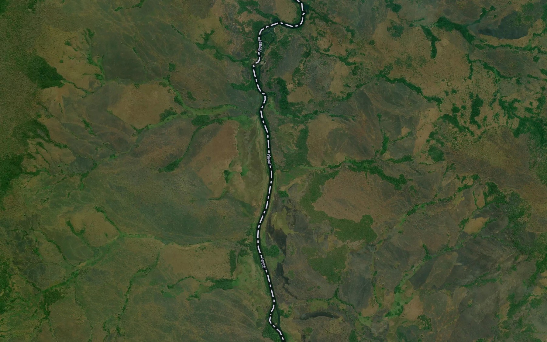 Satellite map of the Kalatu