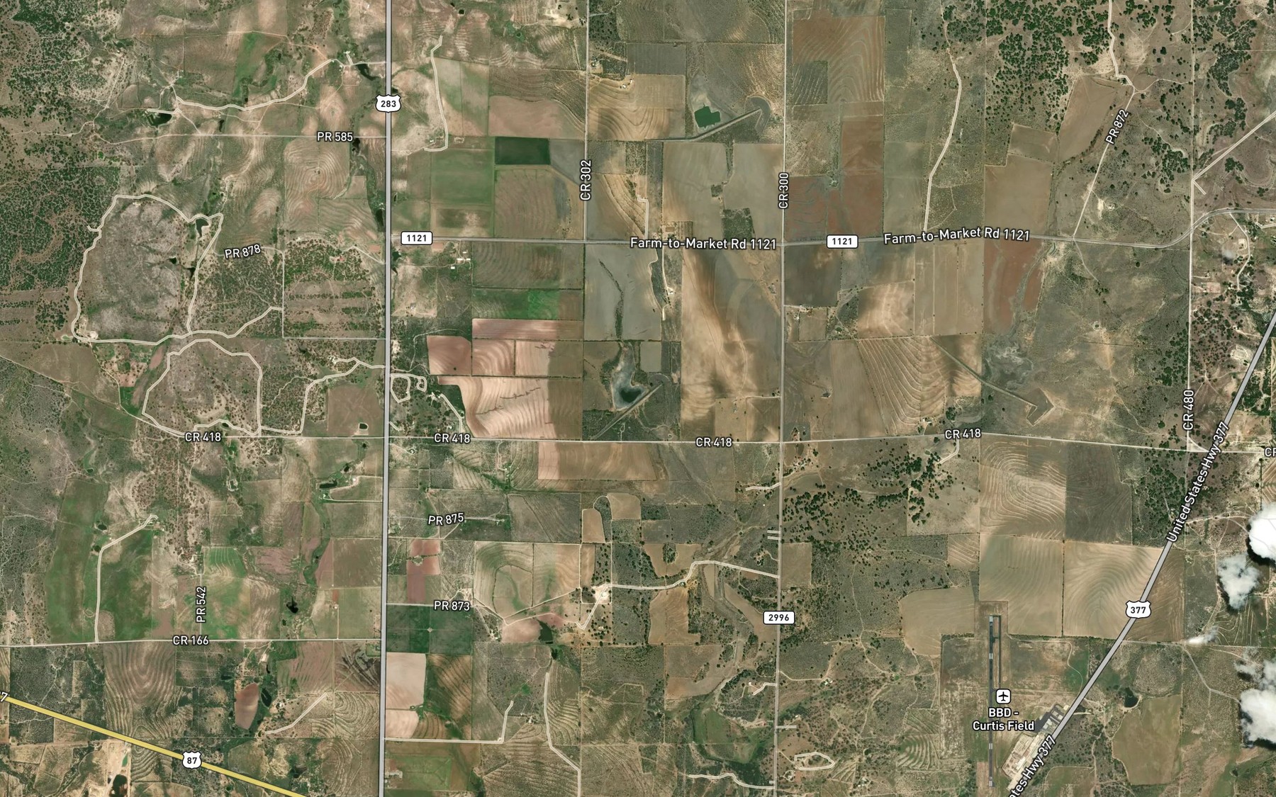 Satellite map of the Reservoir Number Fortyfour