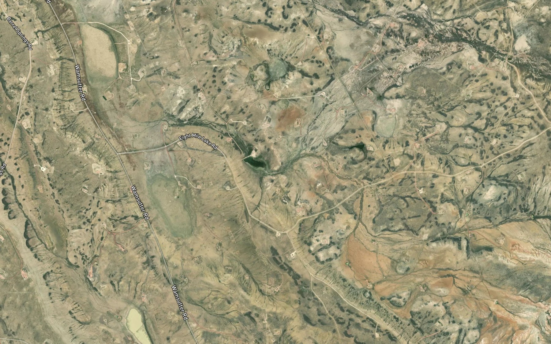 Satellite map of the Government Reservoir