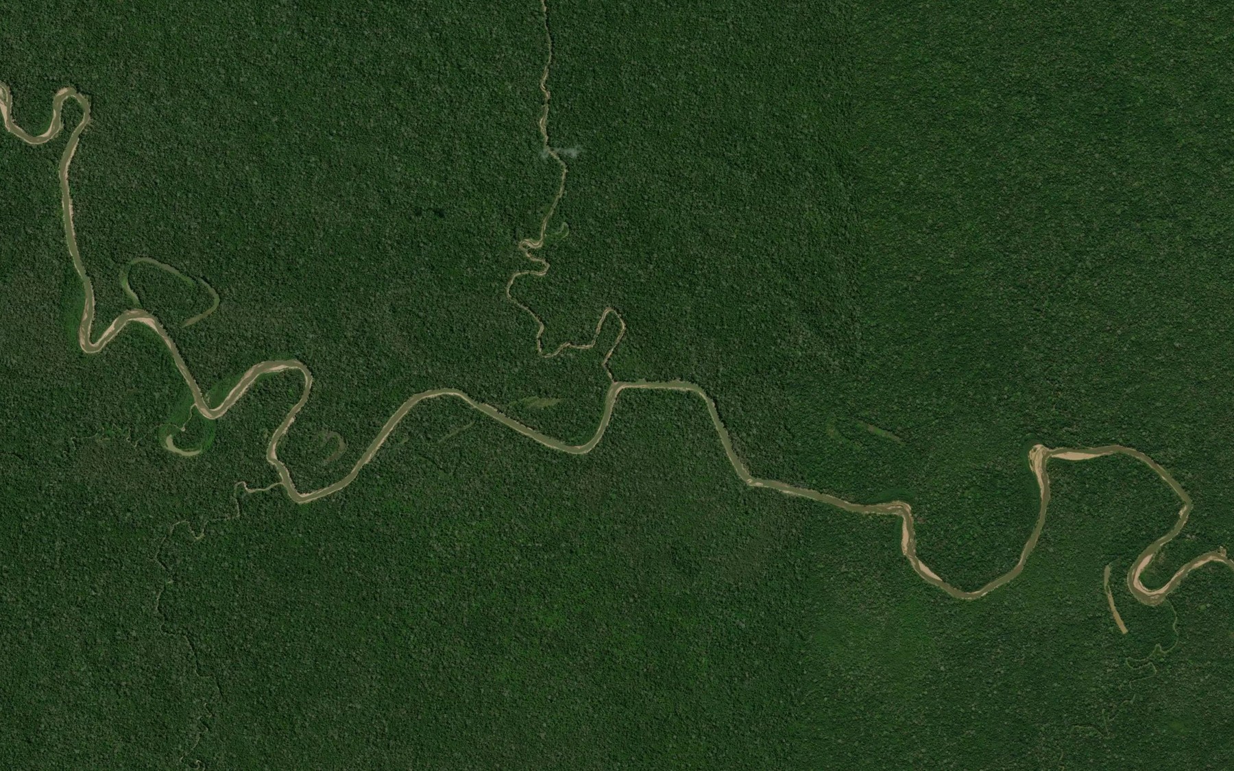 Satellite map of the Quebrada Alianza