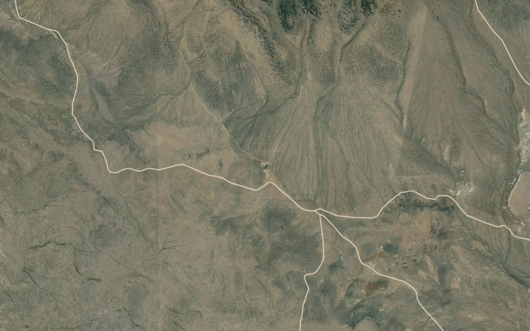 Satellite map of the Gallagher Reservoir