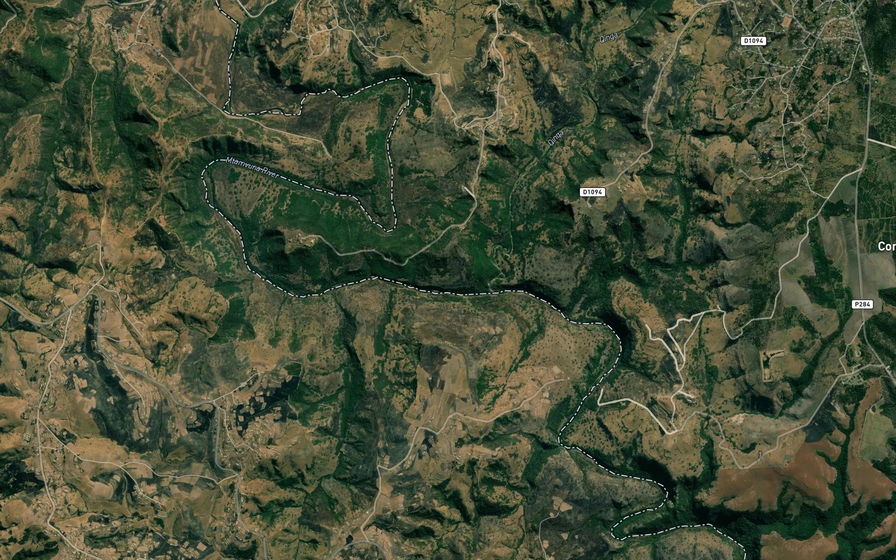Satellite map of the Qinqa