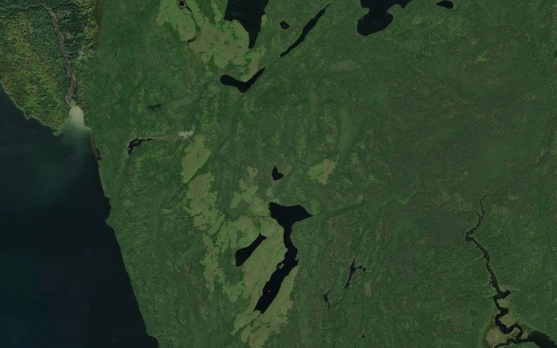 Satellite map of the Little McKessock Lake