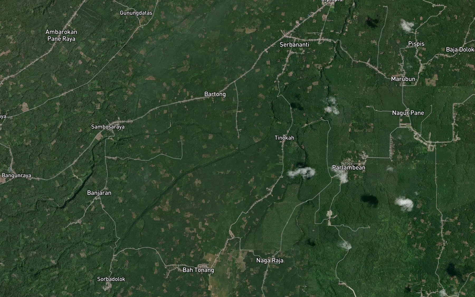 Satellite map of the Bah Kamal